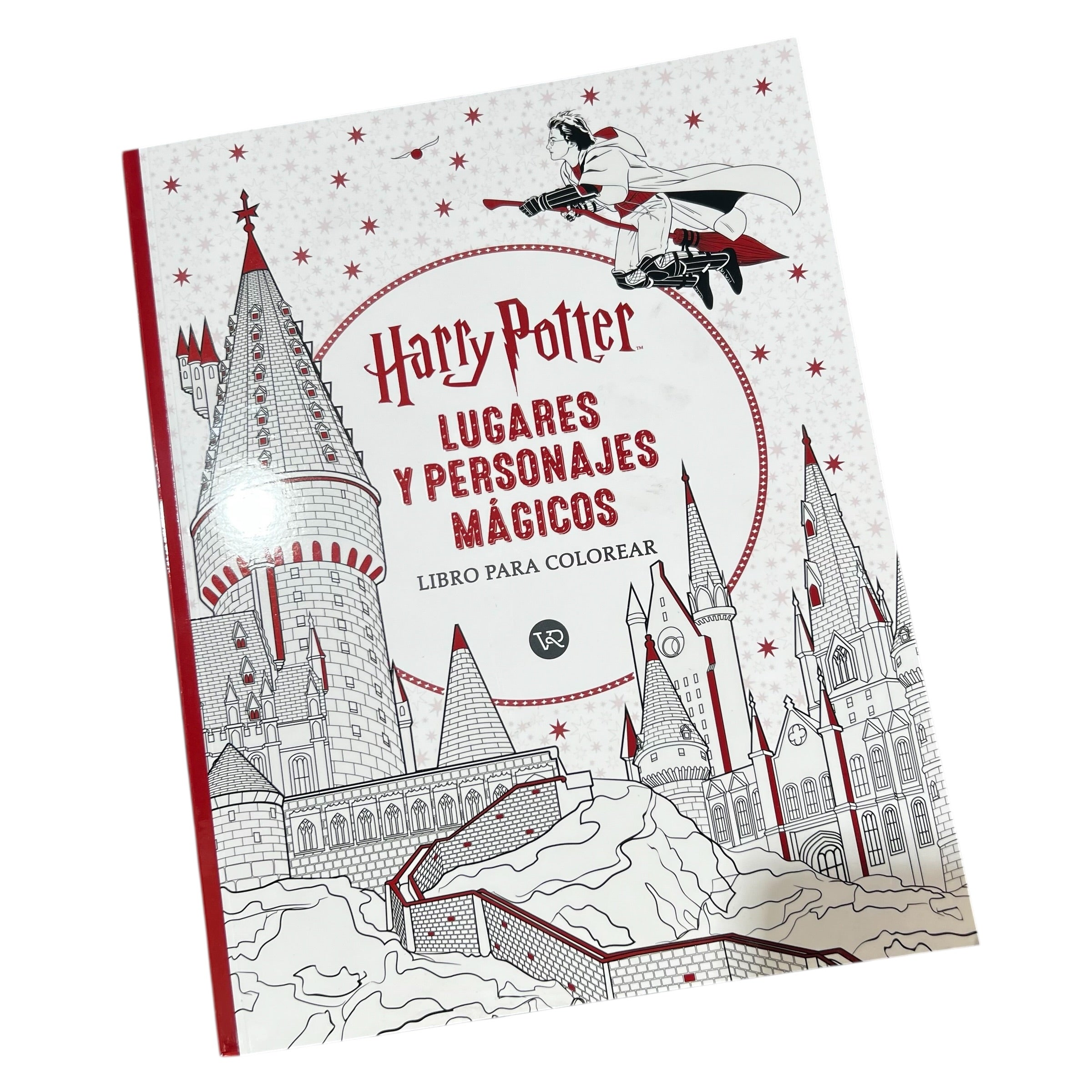 Libro para colorear Harry Potter lugares y personajes mágicos