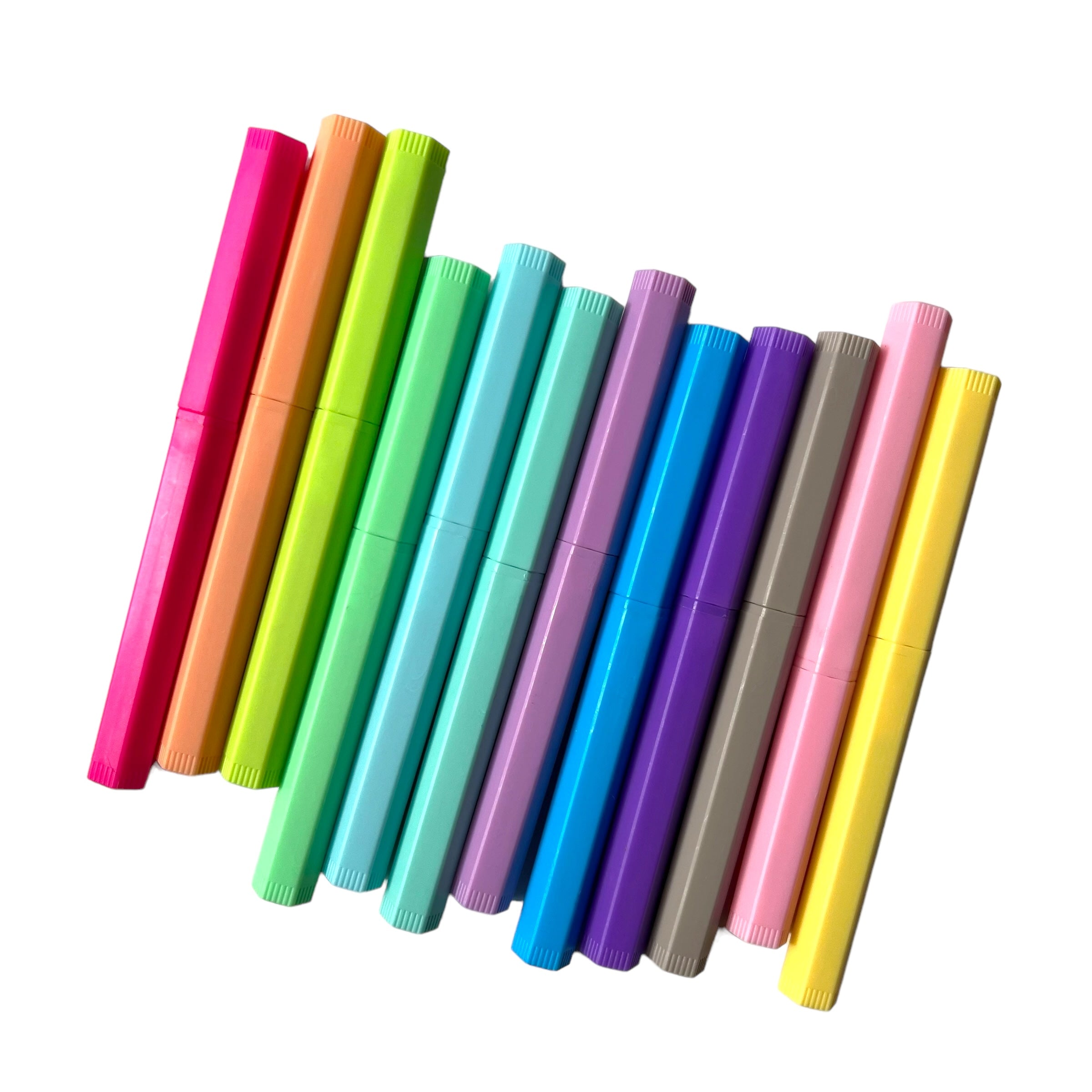 Marcadores Hexagonal para Lettering - Rainbow Letter Brush