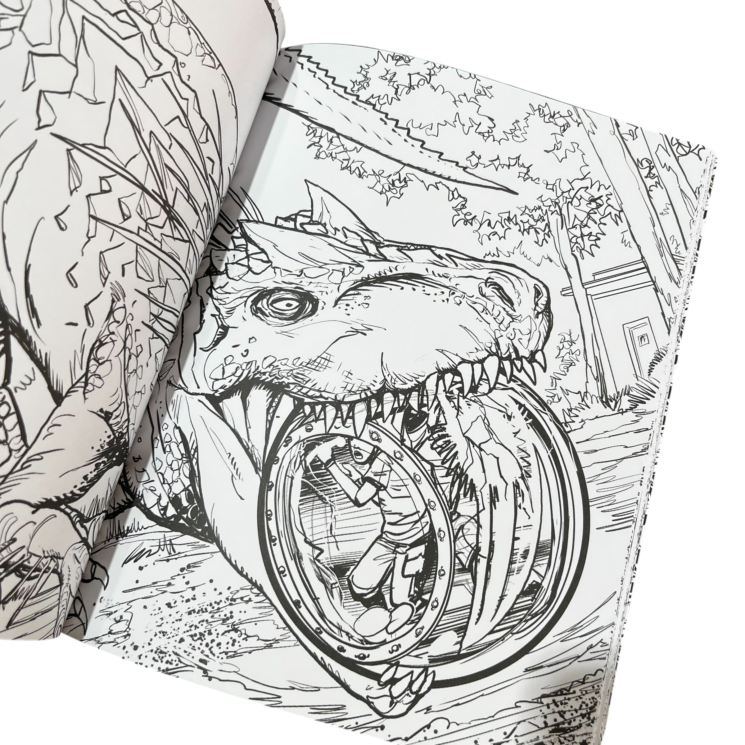 Libro para colorear  Jurassic World
