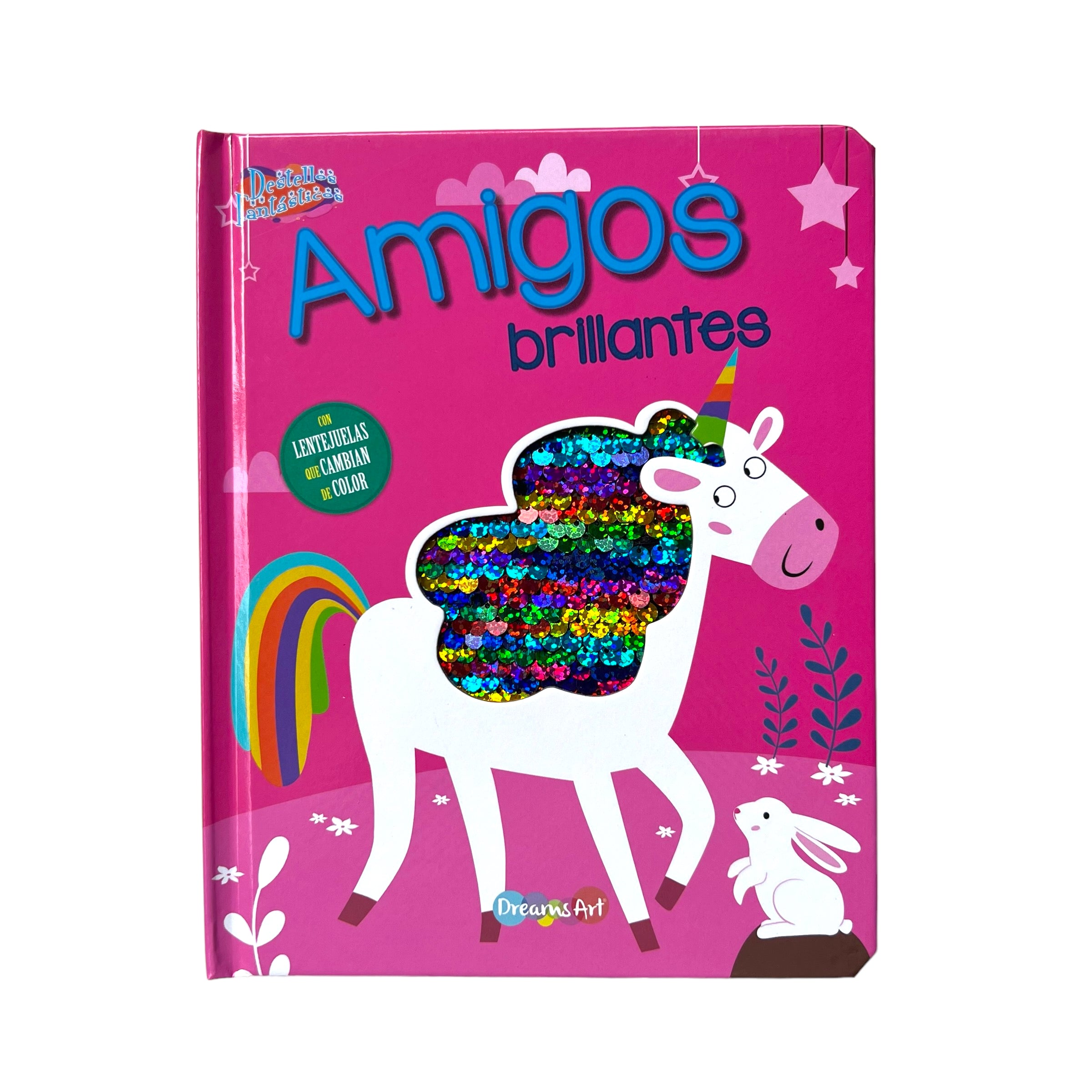 Destellos Fantásticos - Libros de Texturas con Lentejuelas