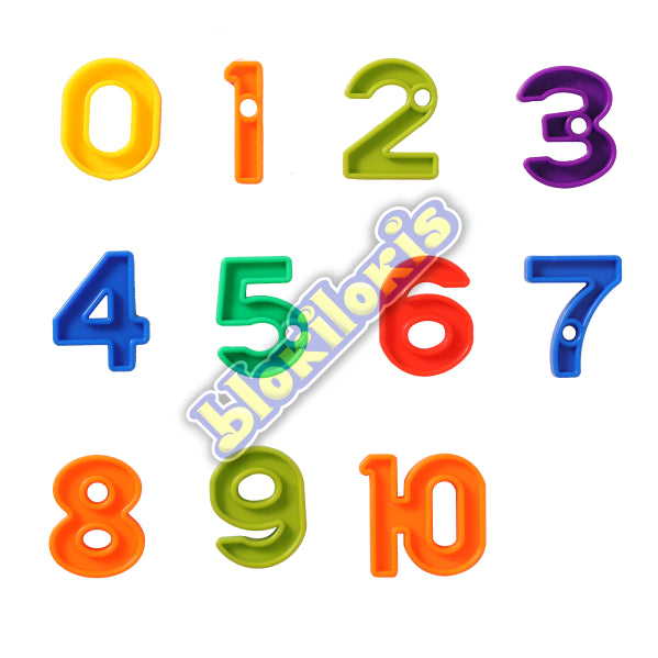 Material de ensamble - Números de ensarte Blokiloquis