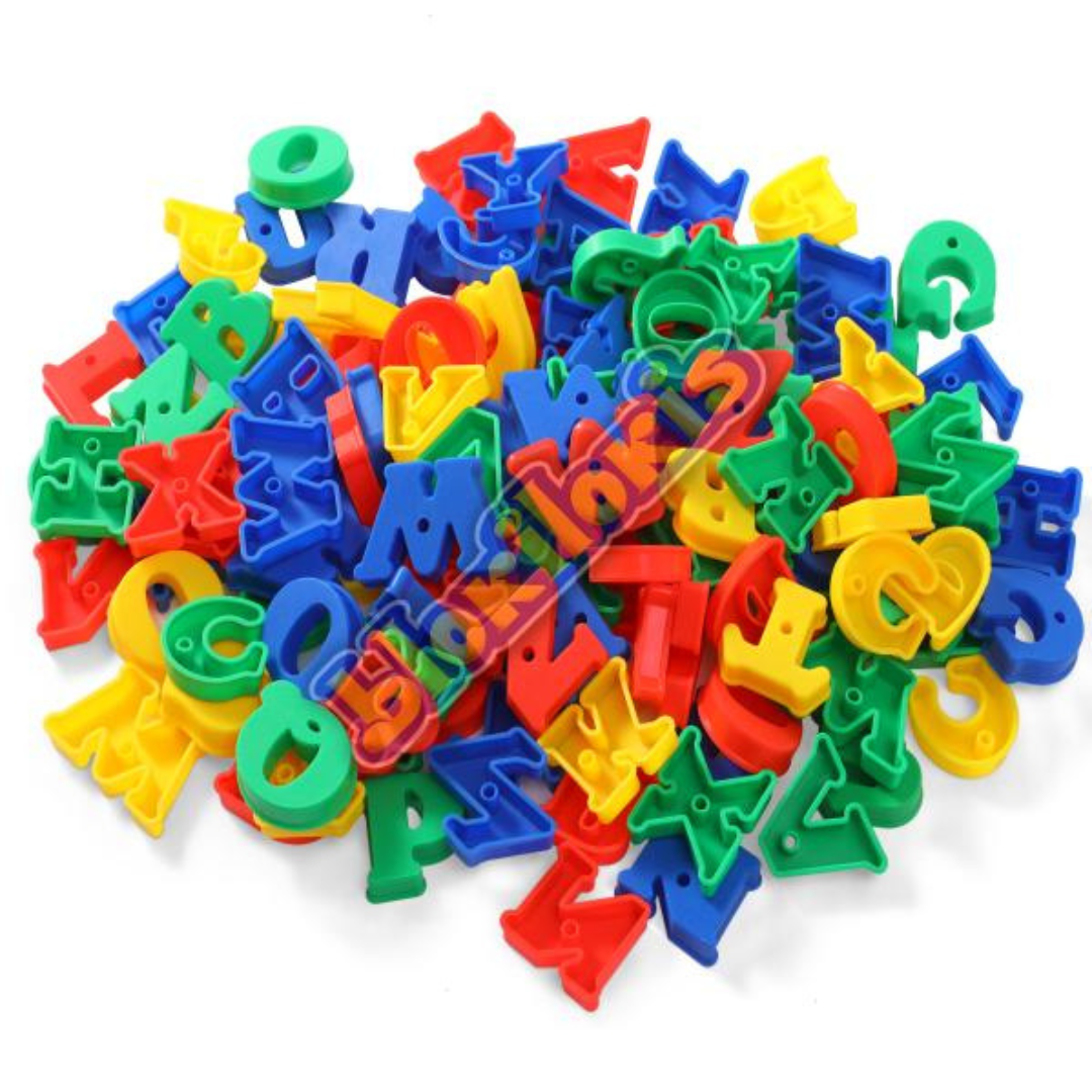 Material de ensamble - Letras entrelazables Blokiloquis