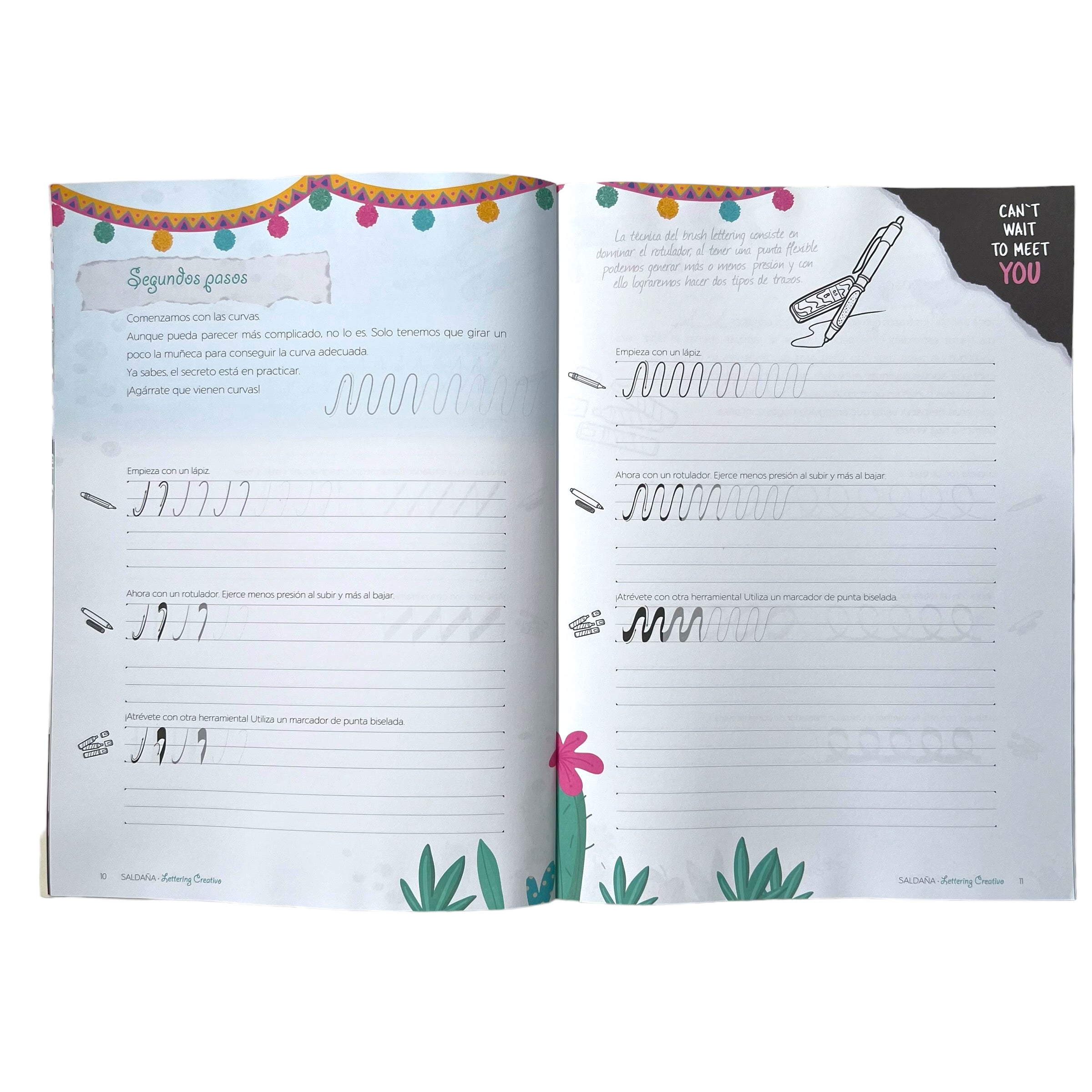 Libro para colorear - Lettering