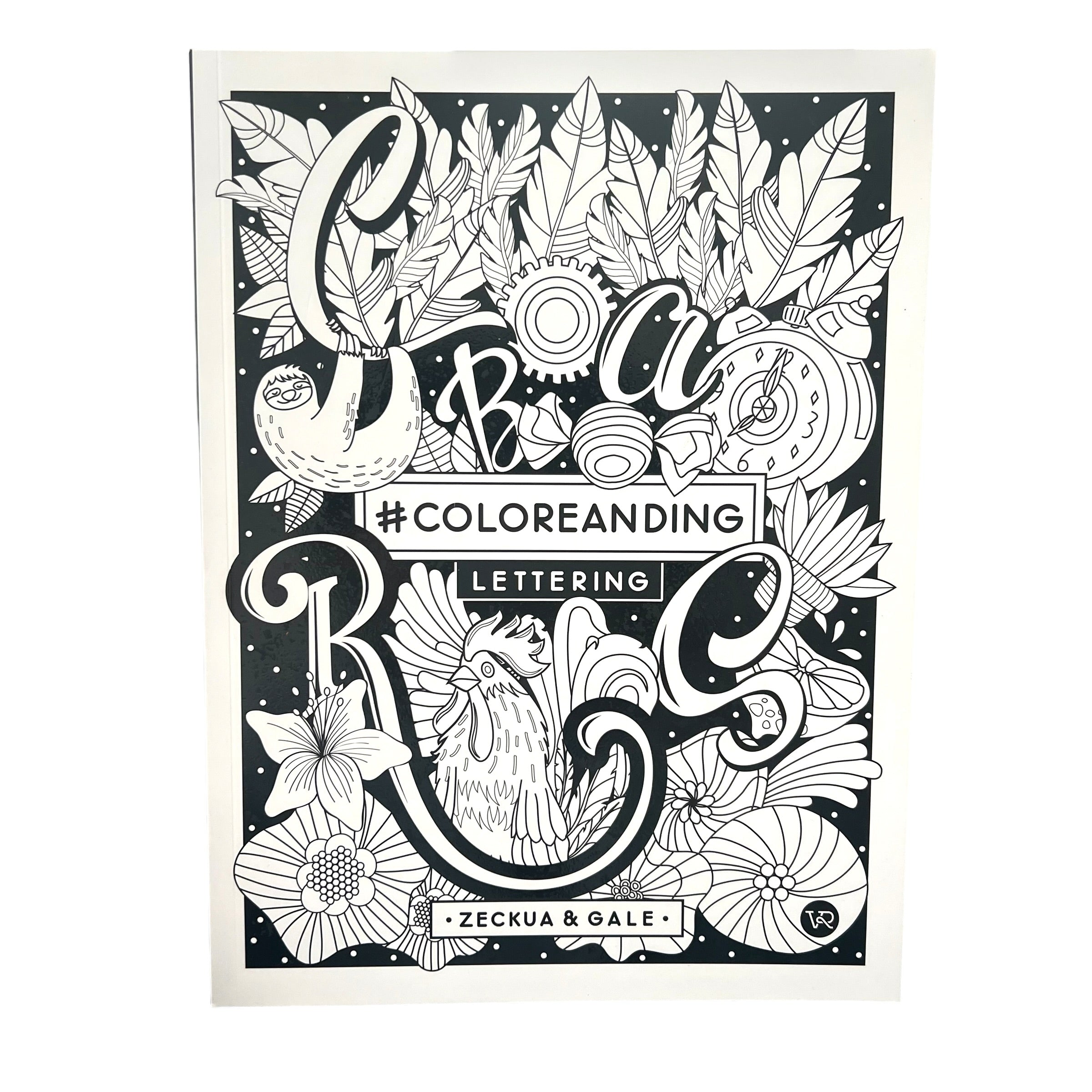 Libro para colorear - #Coloreanding Lettering