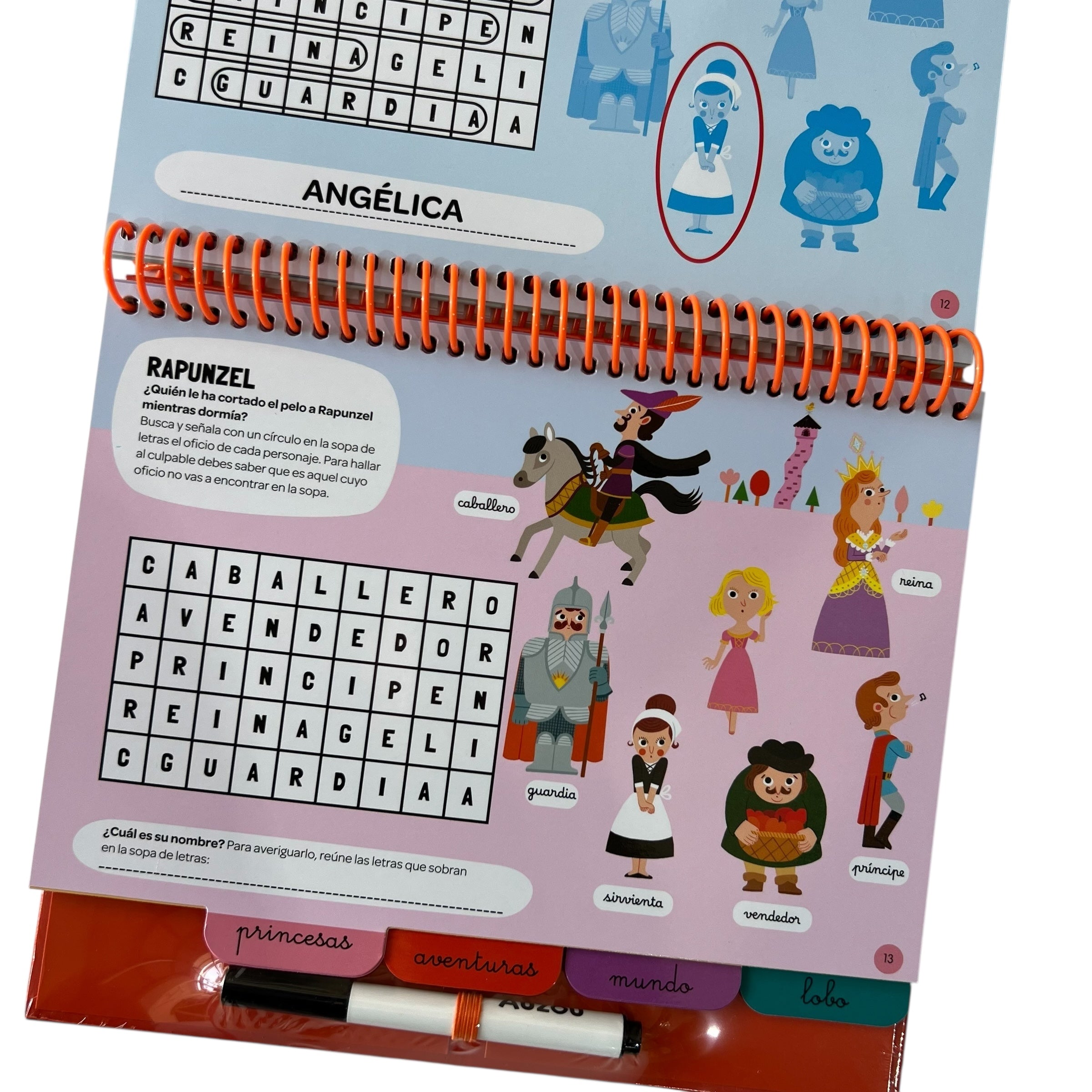 Libro borrable - 25 enigmas en los cuentos