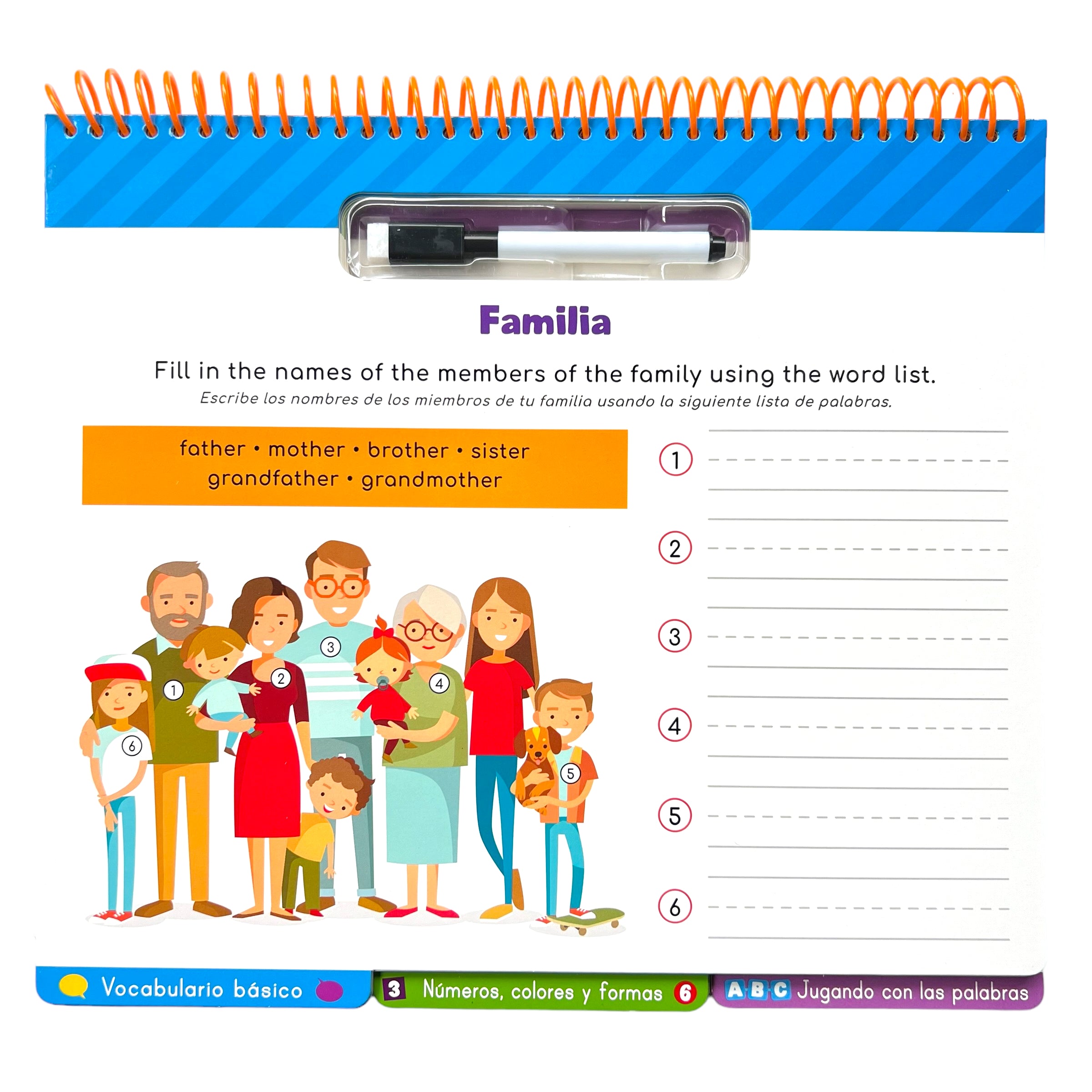 Libro Mi primer libro borrable para aprender inglés