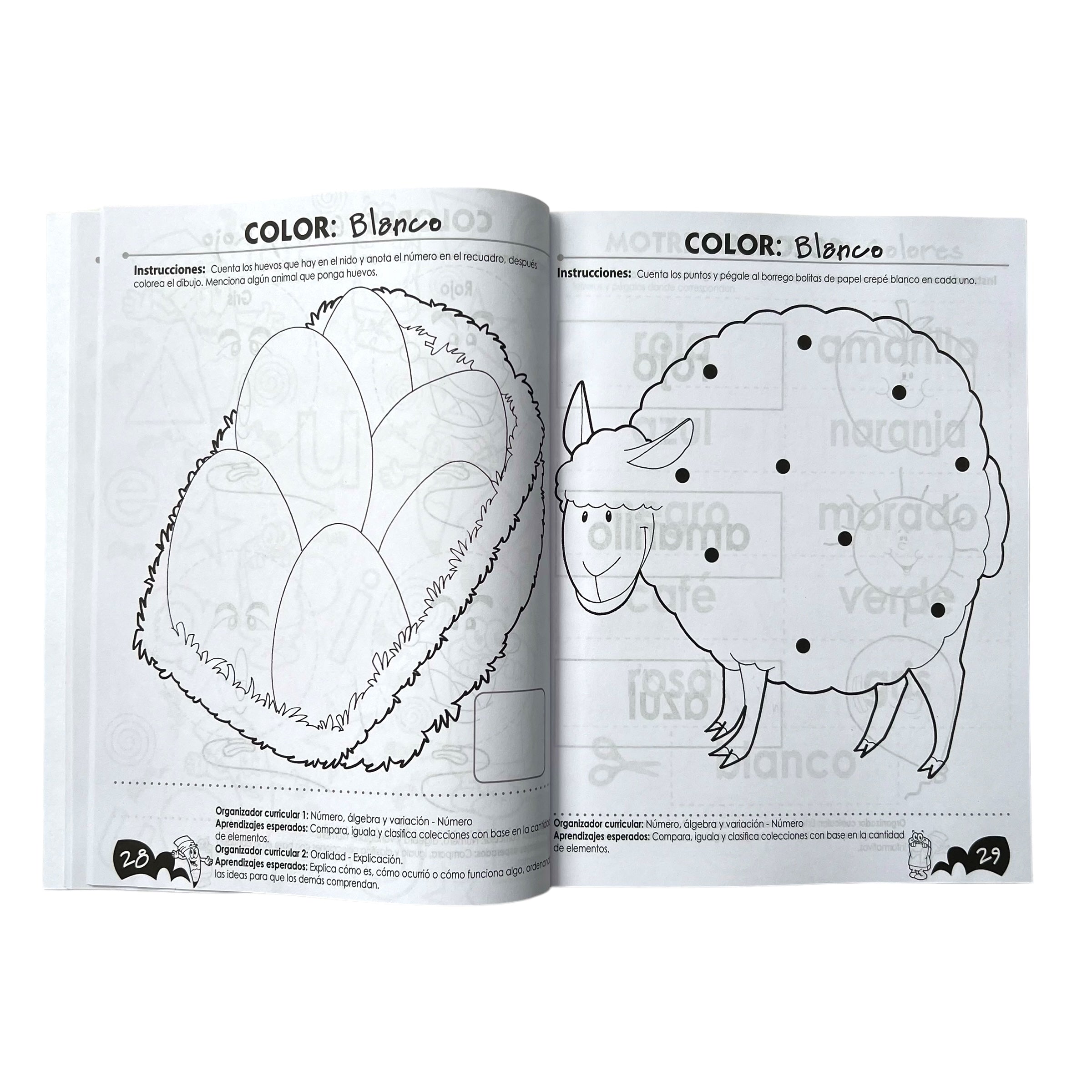 Trazos conceptos y colores