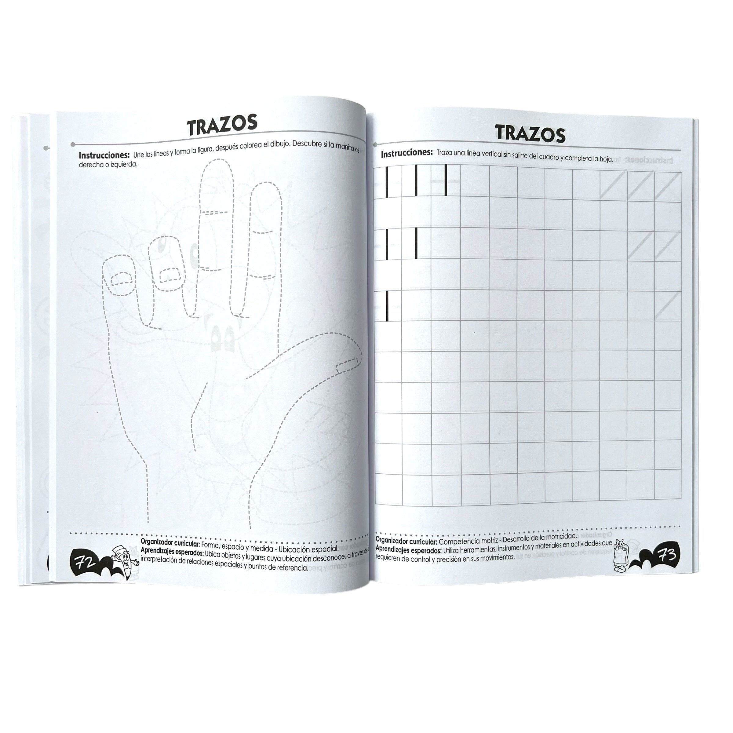 Trazos conceptos y colores