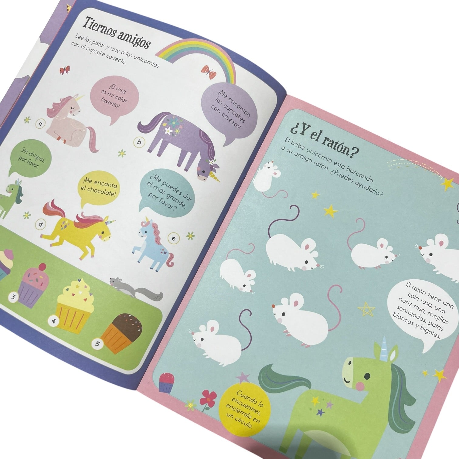 Libro de stickers - Unicornios mágicos