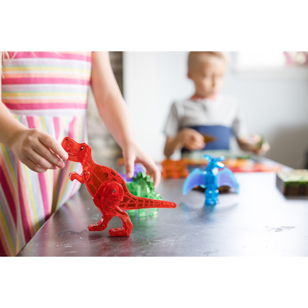Magna-Tiles Dino World Set 40 piezas