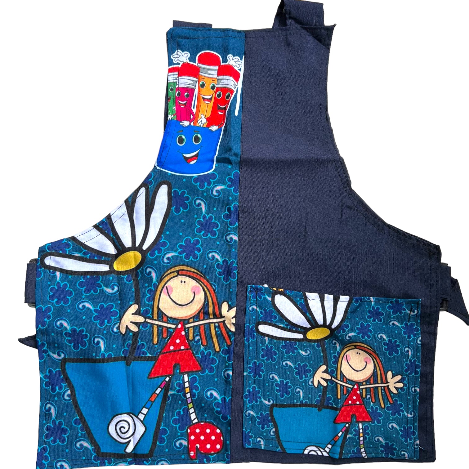 Mandil infantil cruzado