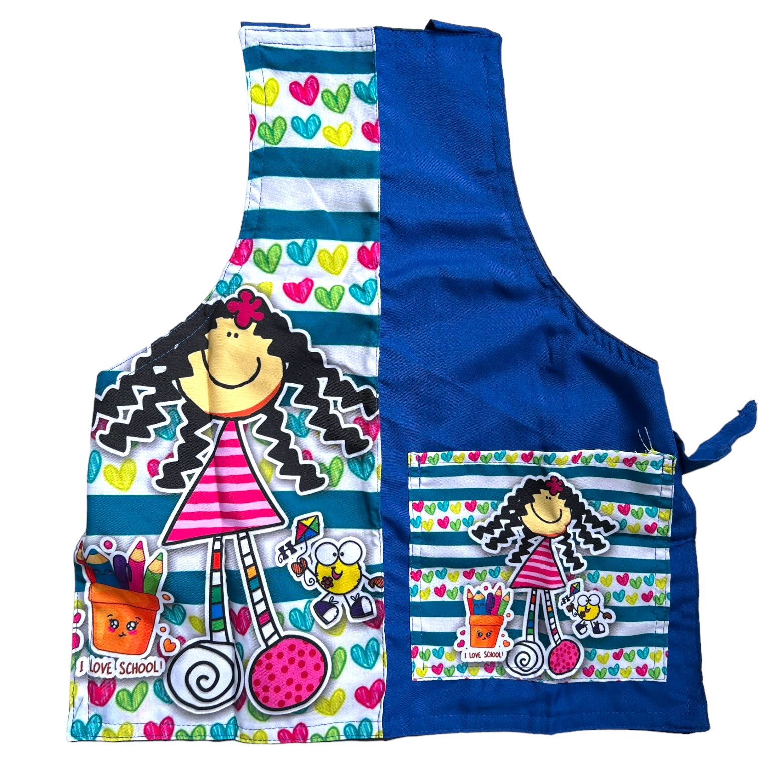 Mandil infantil cruzado