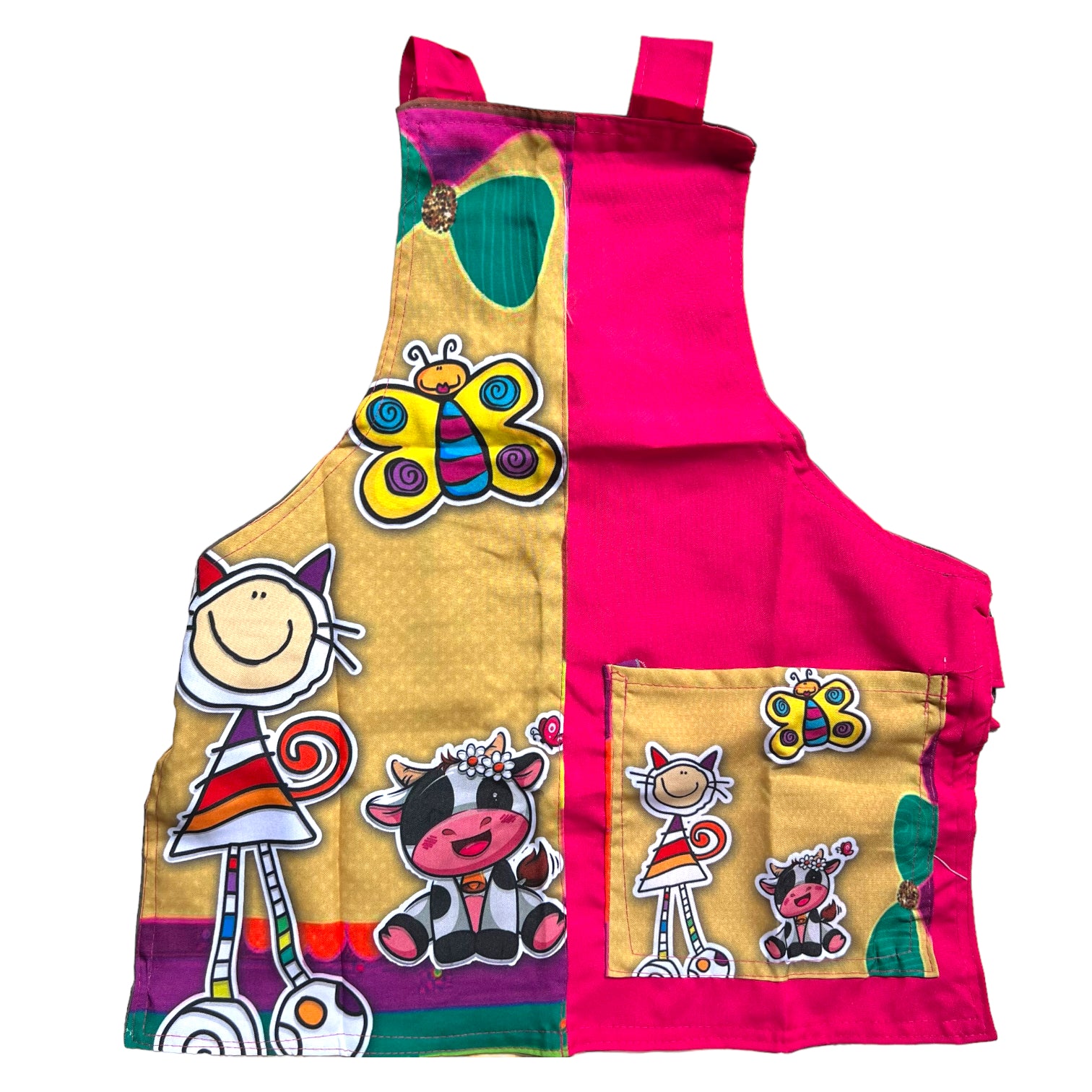 Mandil infantil cruzado