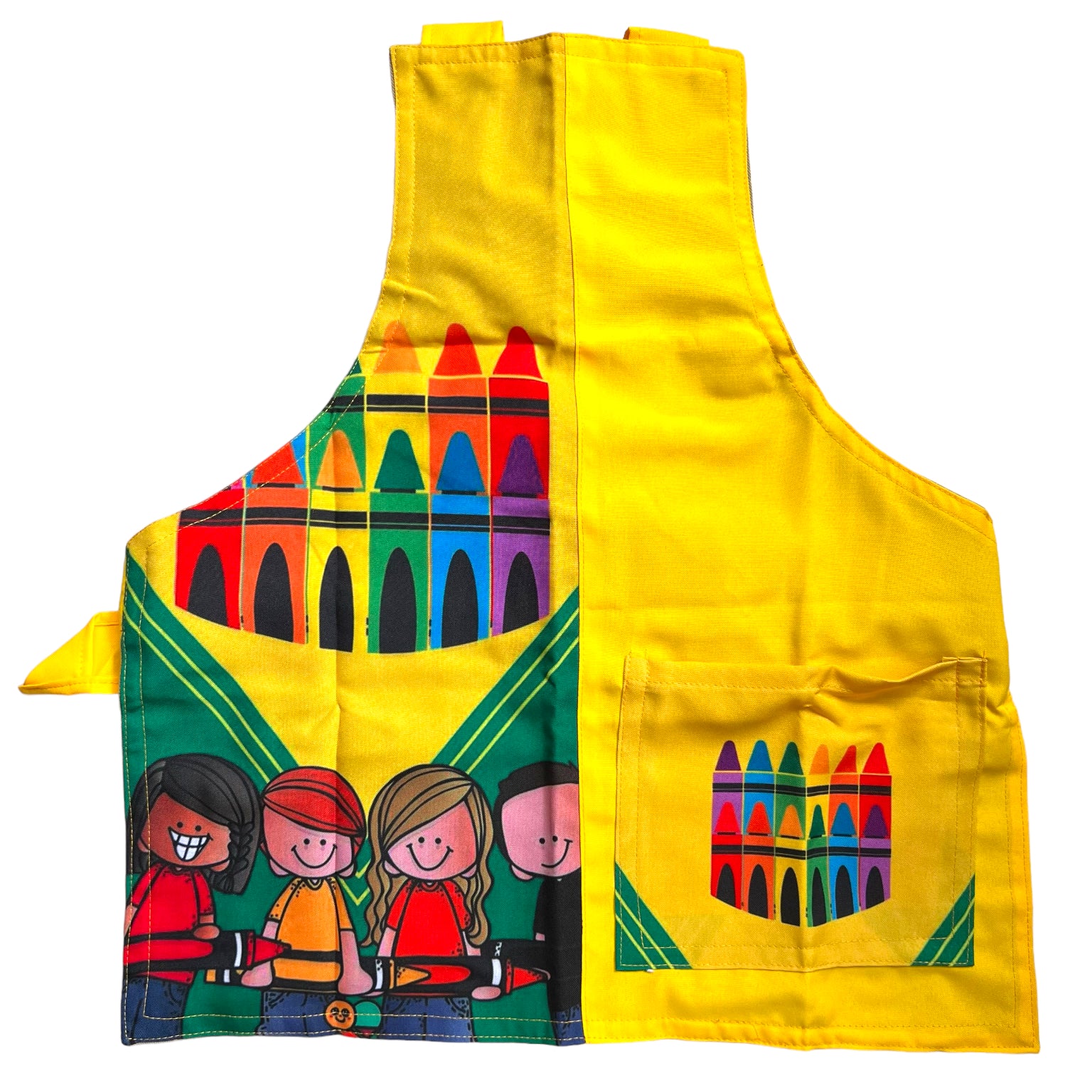 Mandil infantil cruzado