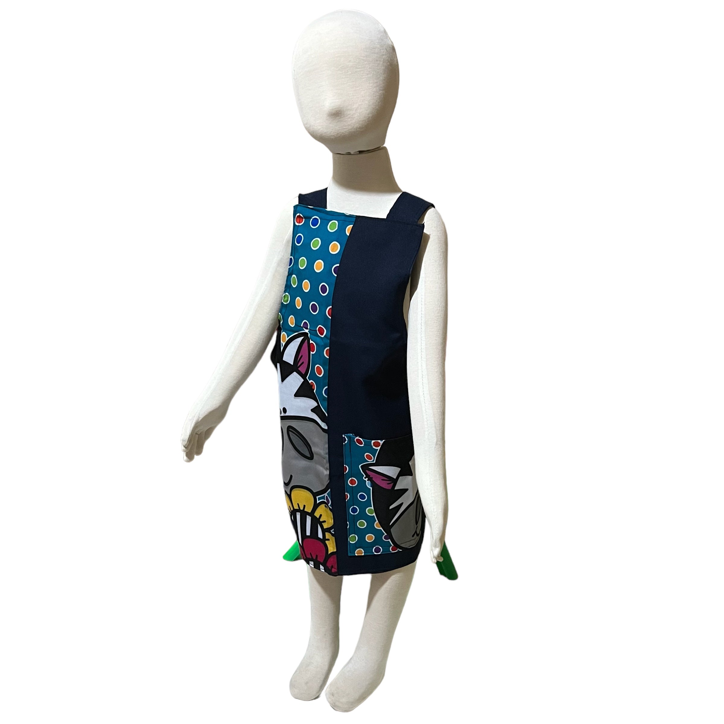 Mandil infantil cruzado