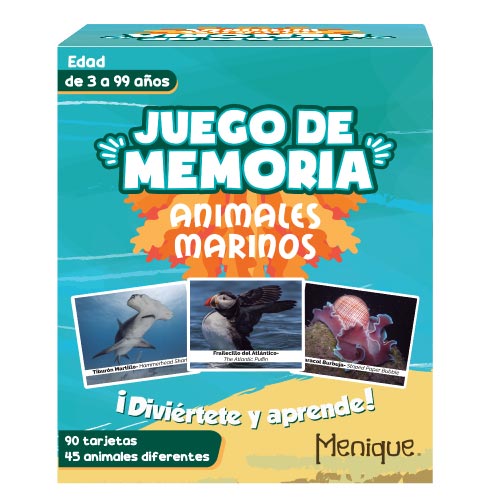 Animales marinos - Juego de memoria