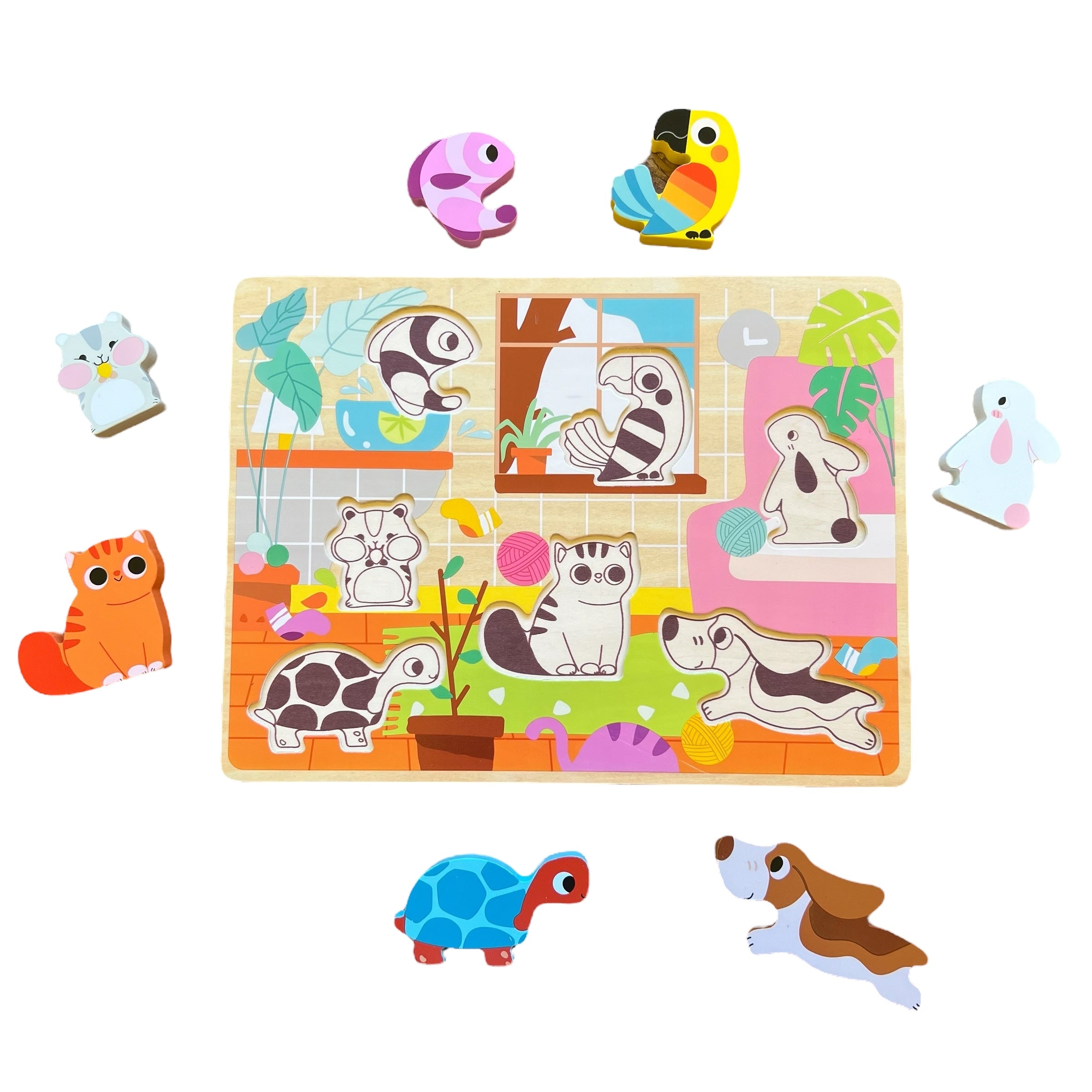 ROMPECABEZAS CHUNKY MASCOTAS - TOOKY TOY