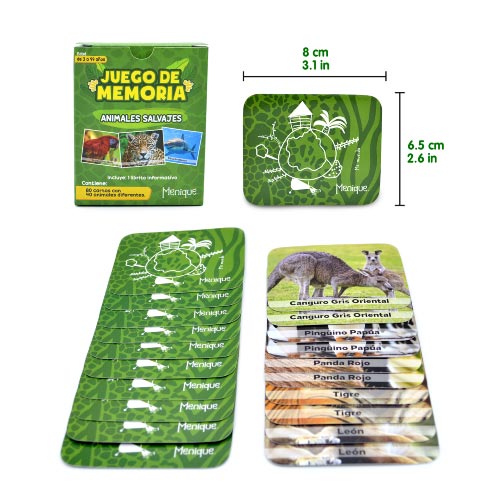 Animales Salvajes - Juego de memoria