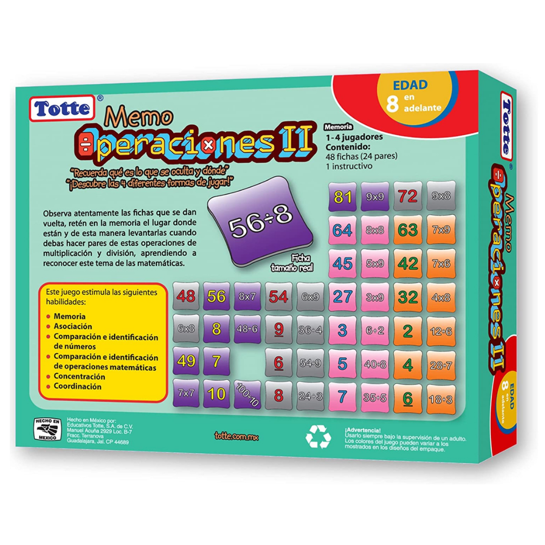 Memo operaciones II