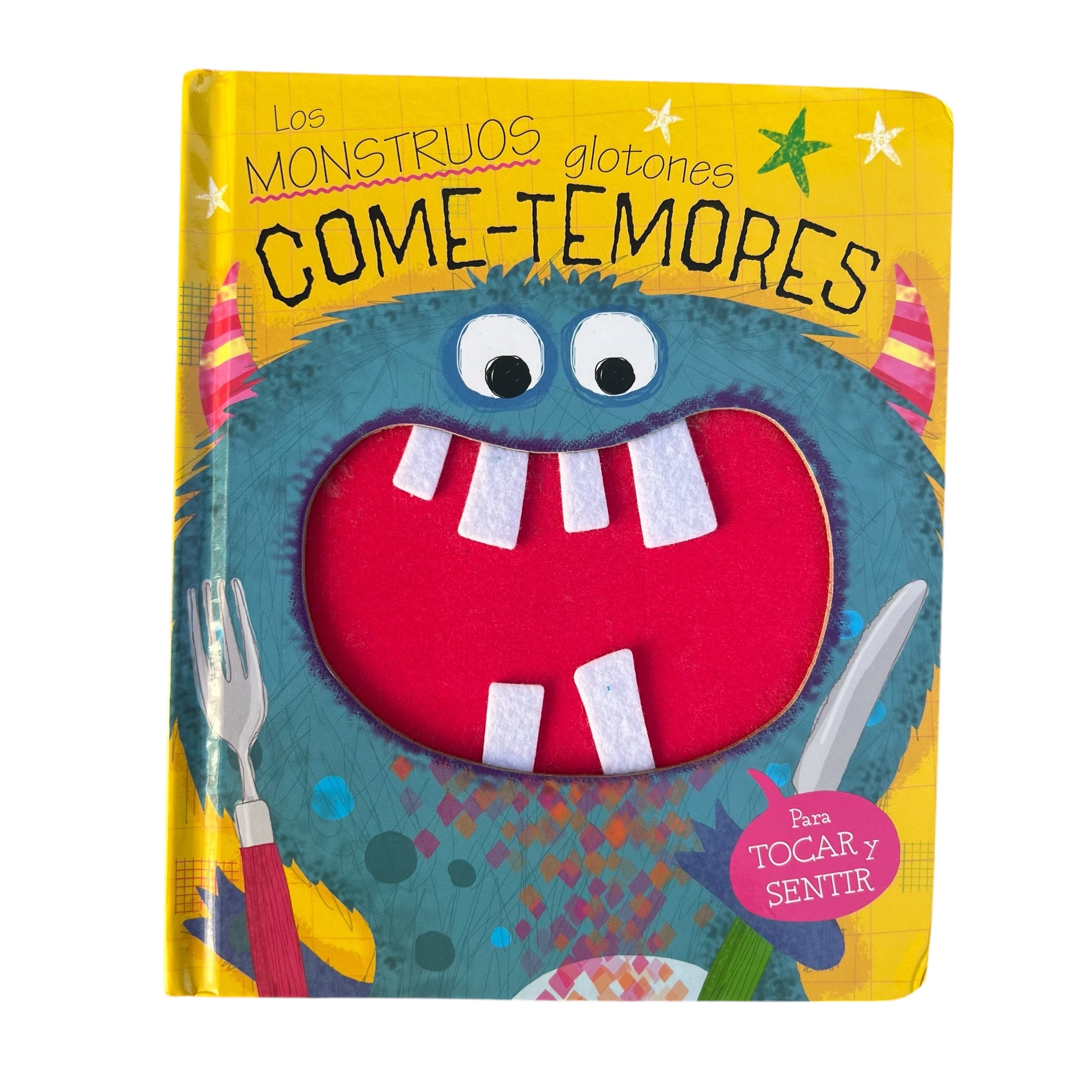 Libro de textura - LOS MONSTRUOS GLOTONES COME TEMORES