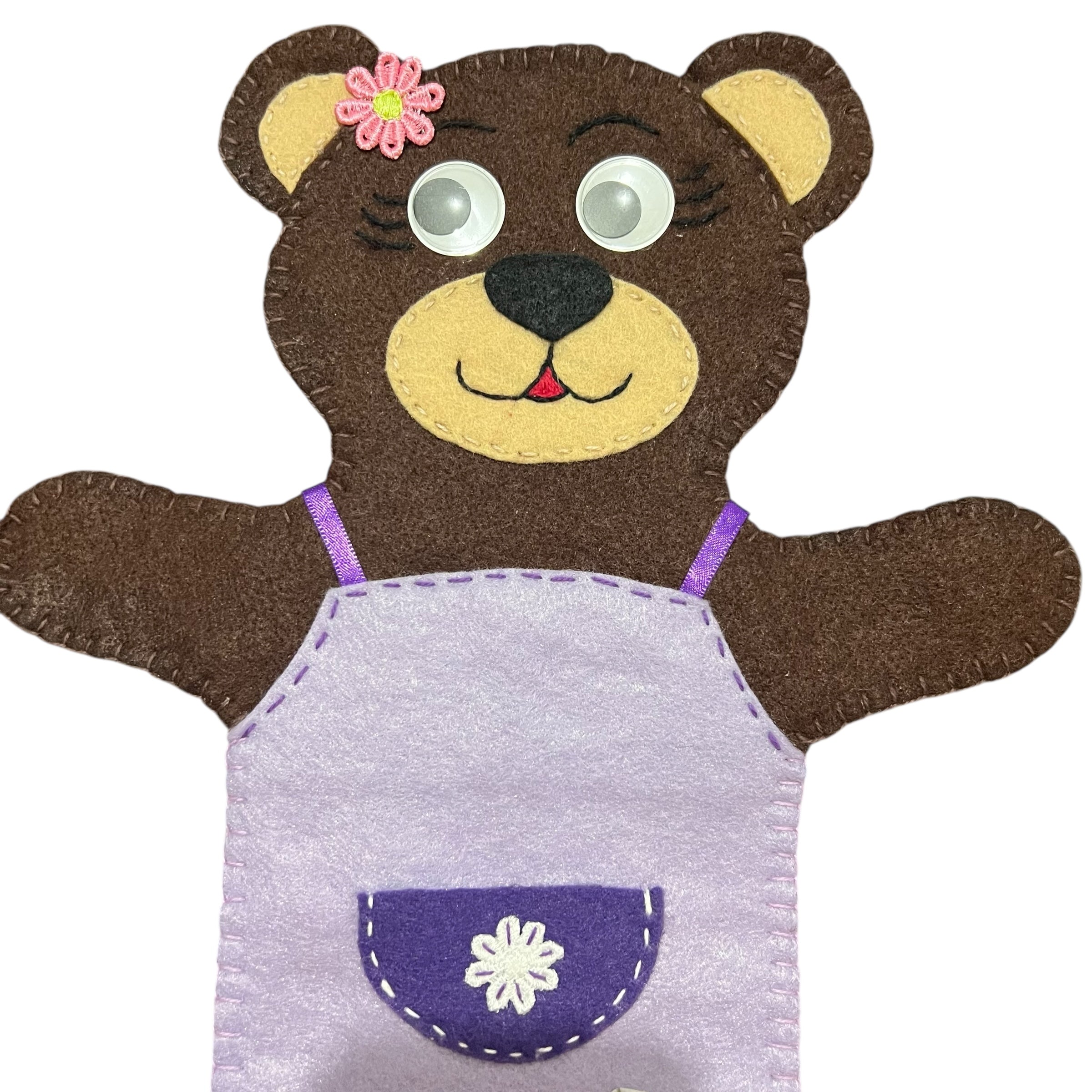 Títere del cuento Ricitos de oro