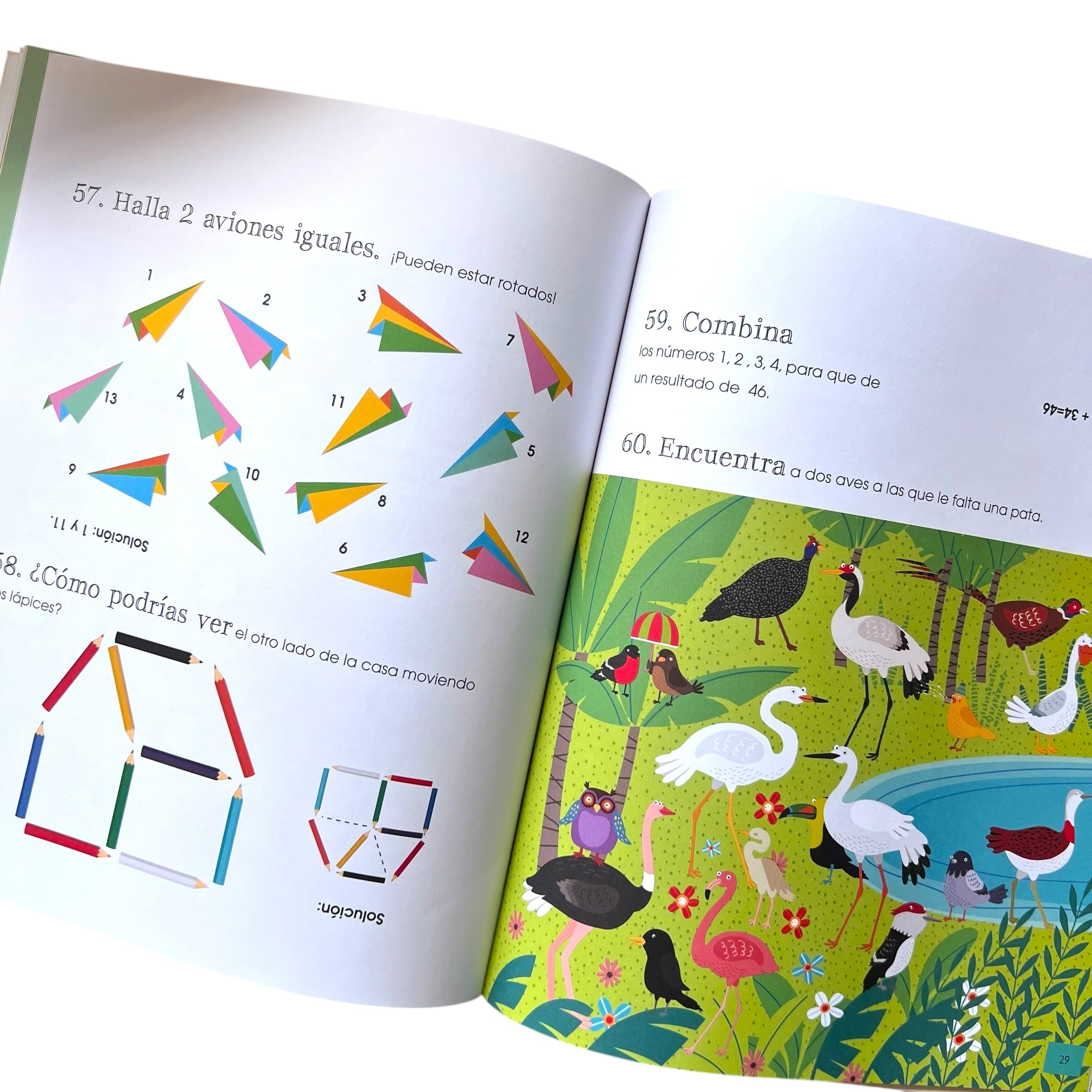 Libro 101 Juegos de Lógica y observación