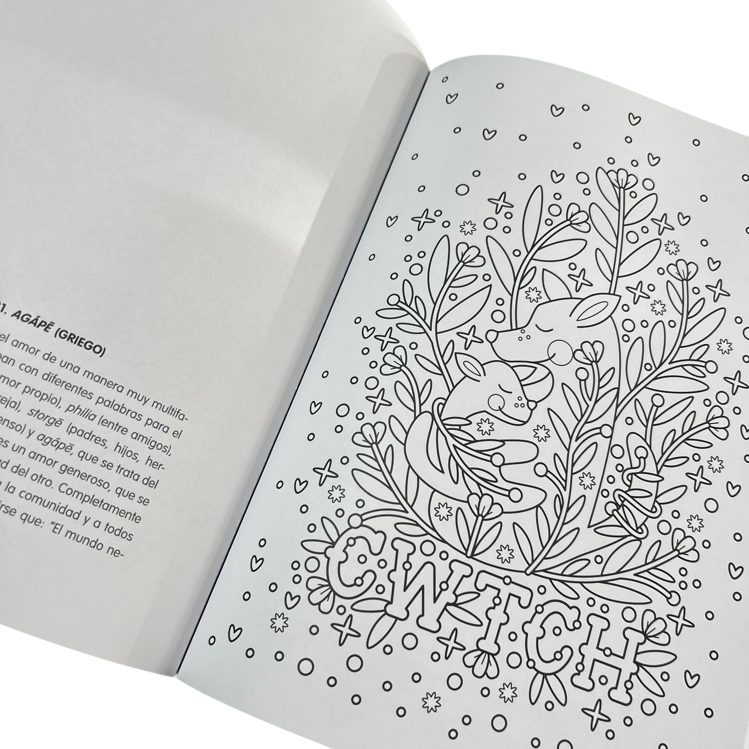 Libro para colorear - #Coloreanding Palabras bonitas
