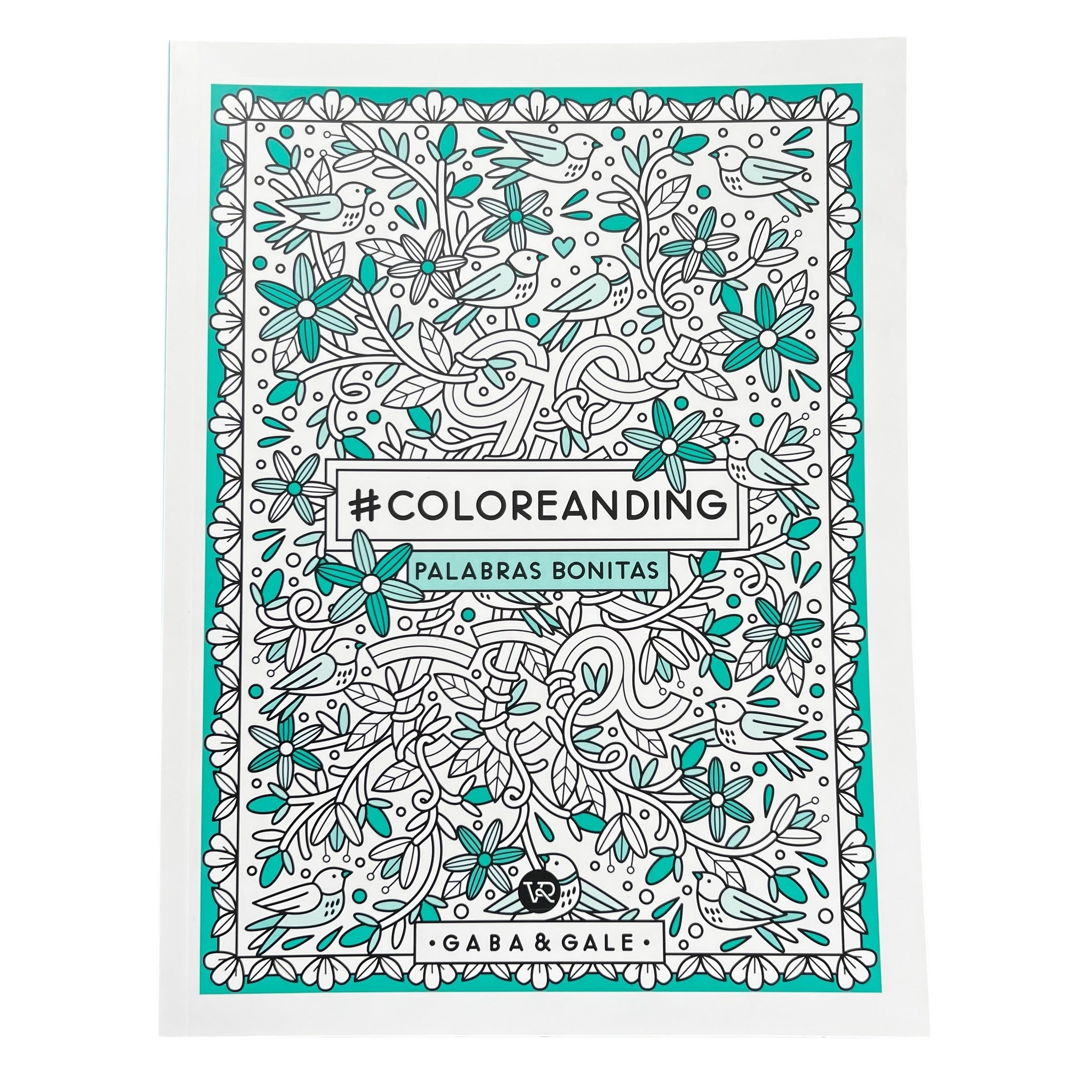 Libro para colorear - #Coloreanding Palabras bonitas