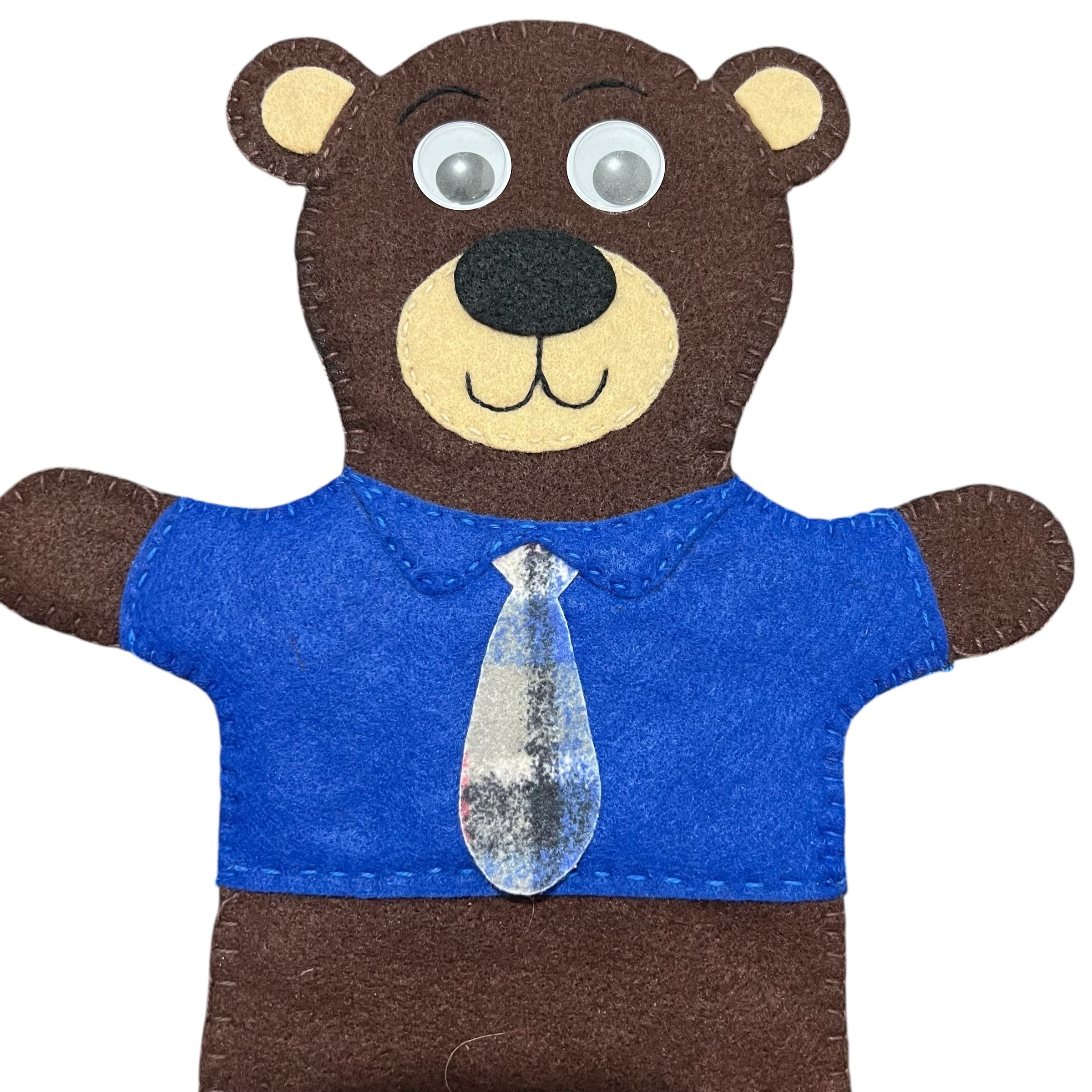 Títere del cuento Ricitos de oro