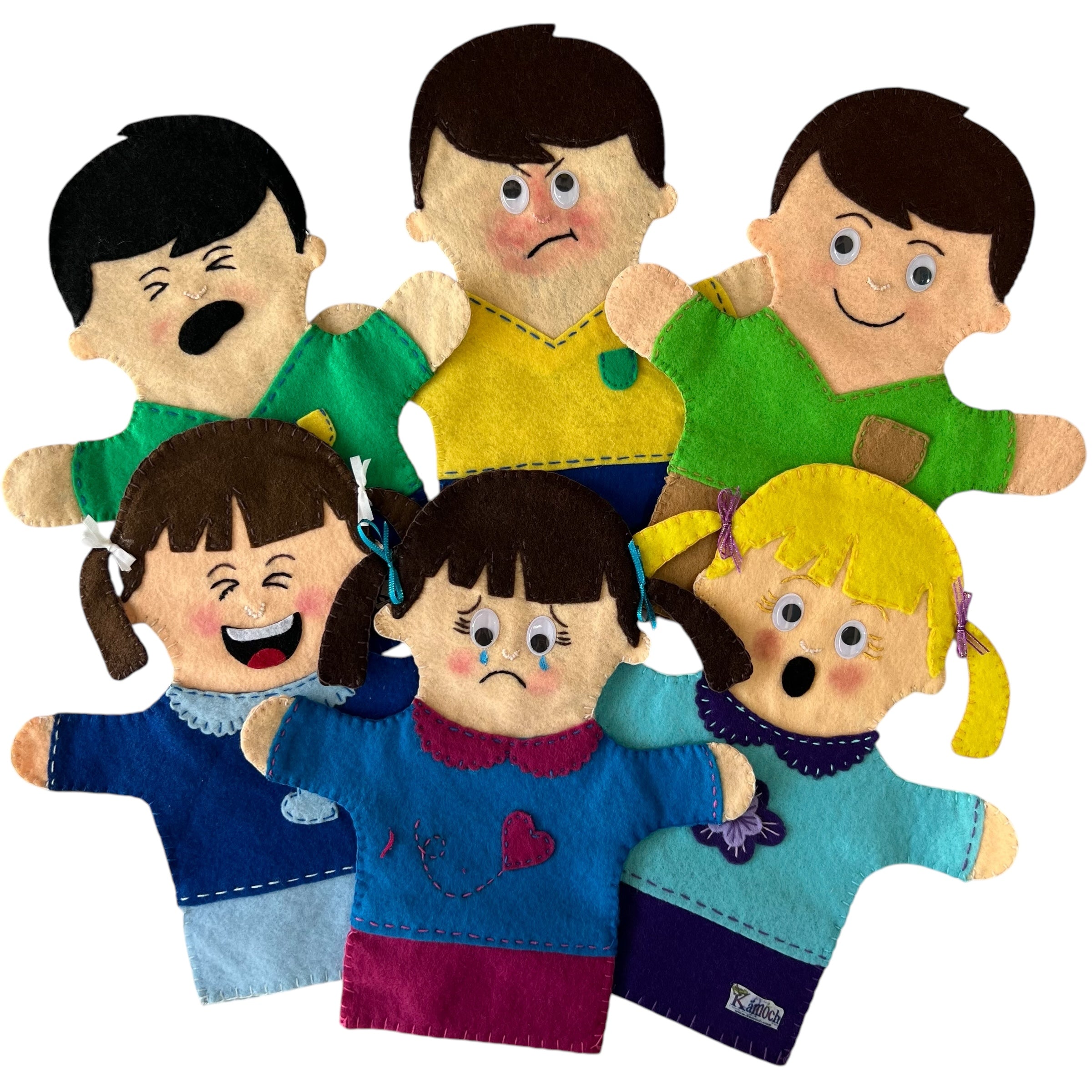 Juego de títeres de emociones Mixto