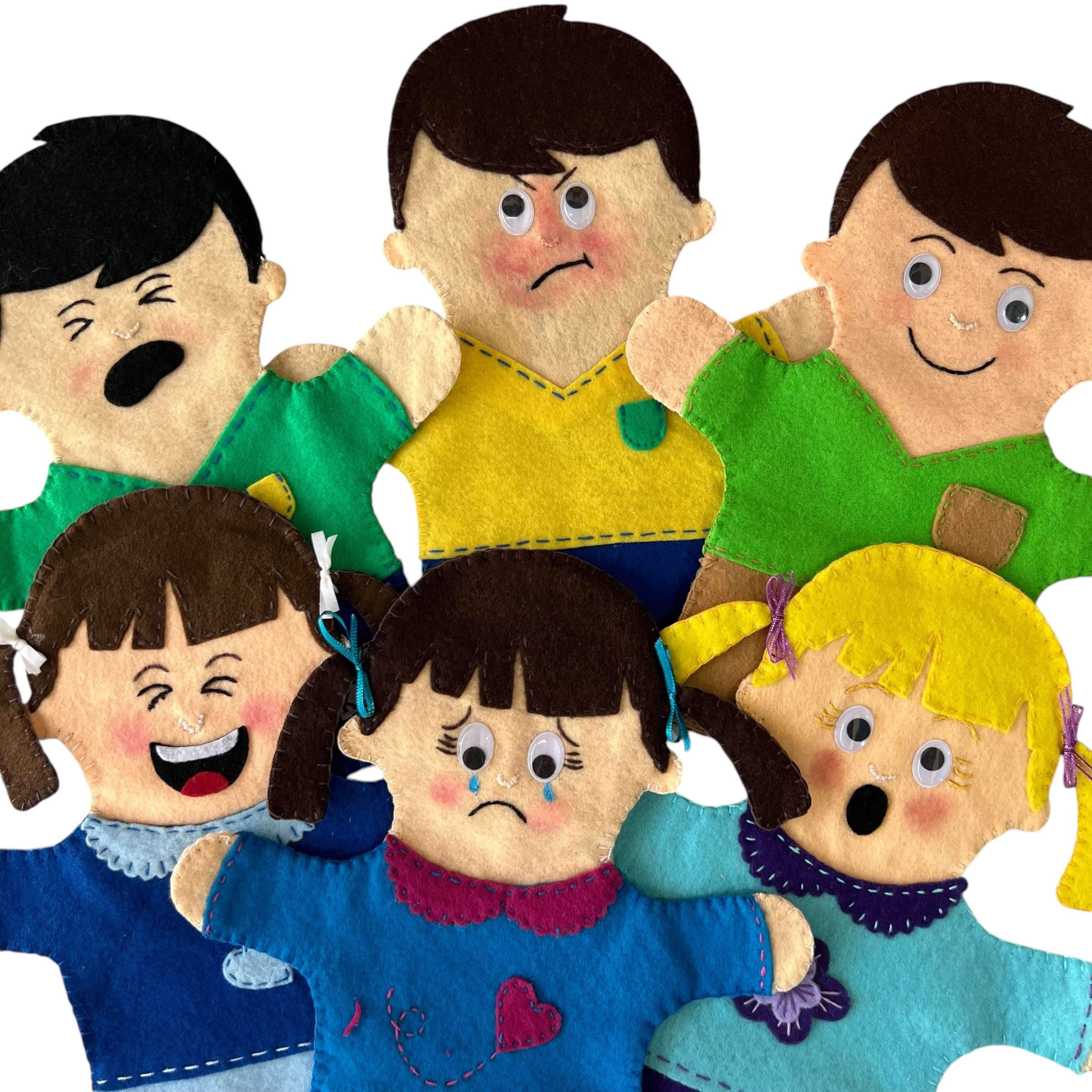 Juego de títeres de emociones Mixto