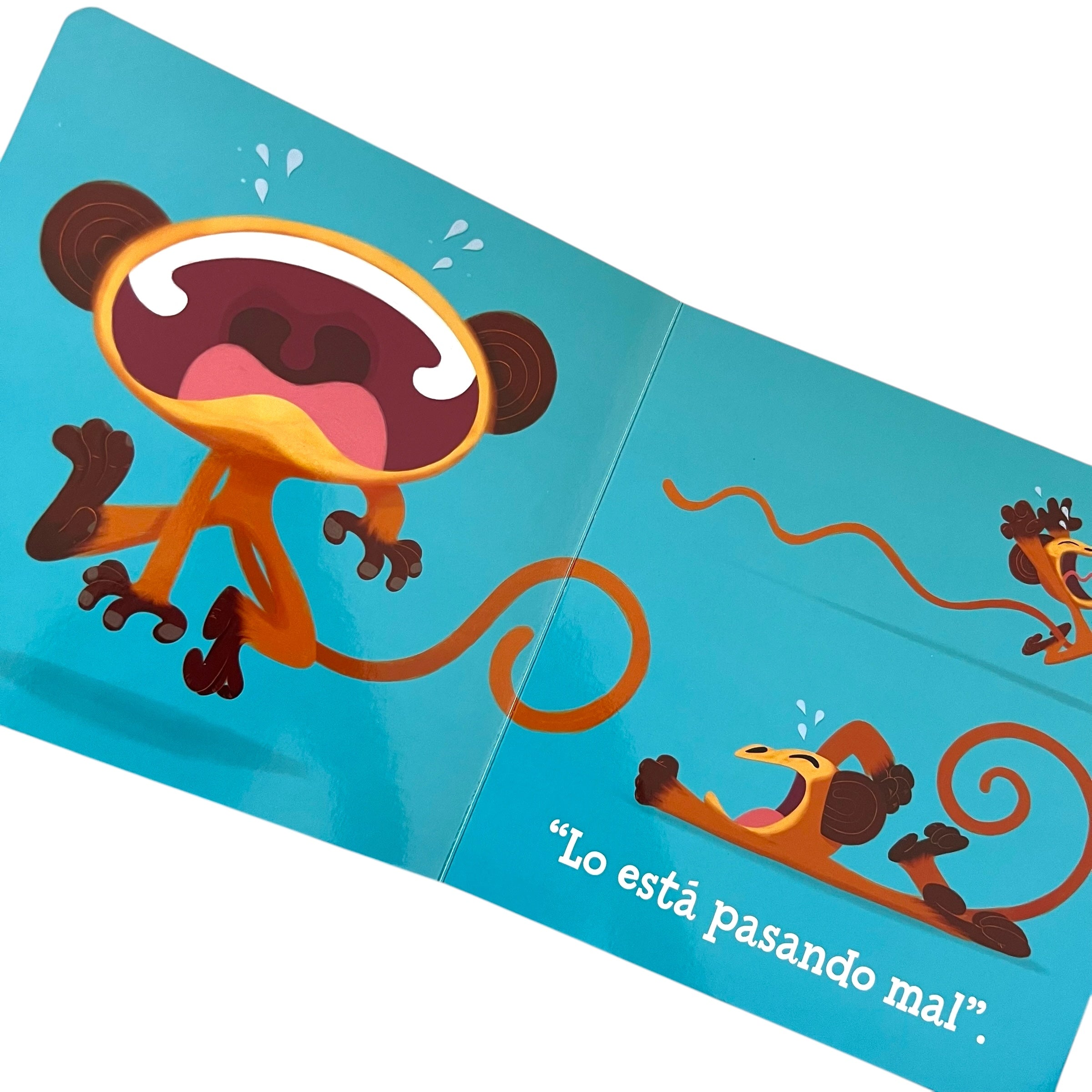 Pequeño mono se calma