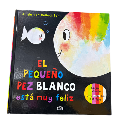 Cuento - El pequeño pez blanco está muy feliz