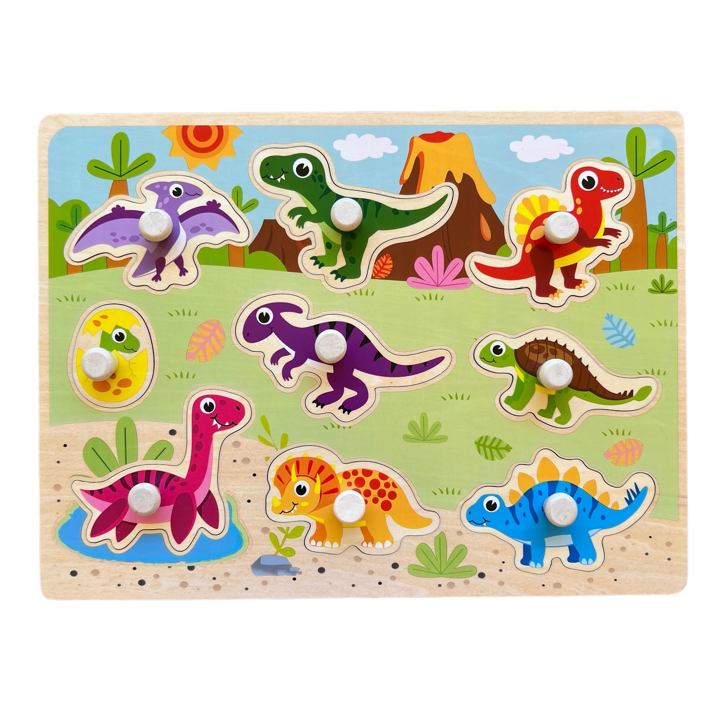 ROMPECABEZAS DE PIJAS DINOSAURIOS - TOOKY TOY