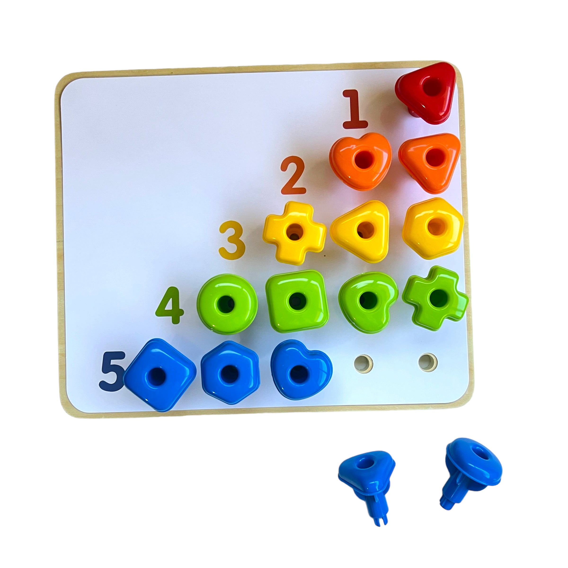 ENSARTE DE CLAVIJAS EL ARCOIRIS - RAINBOW STACKING PEG  - TOOKY TOY