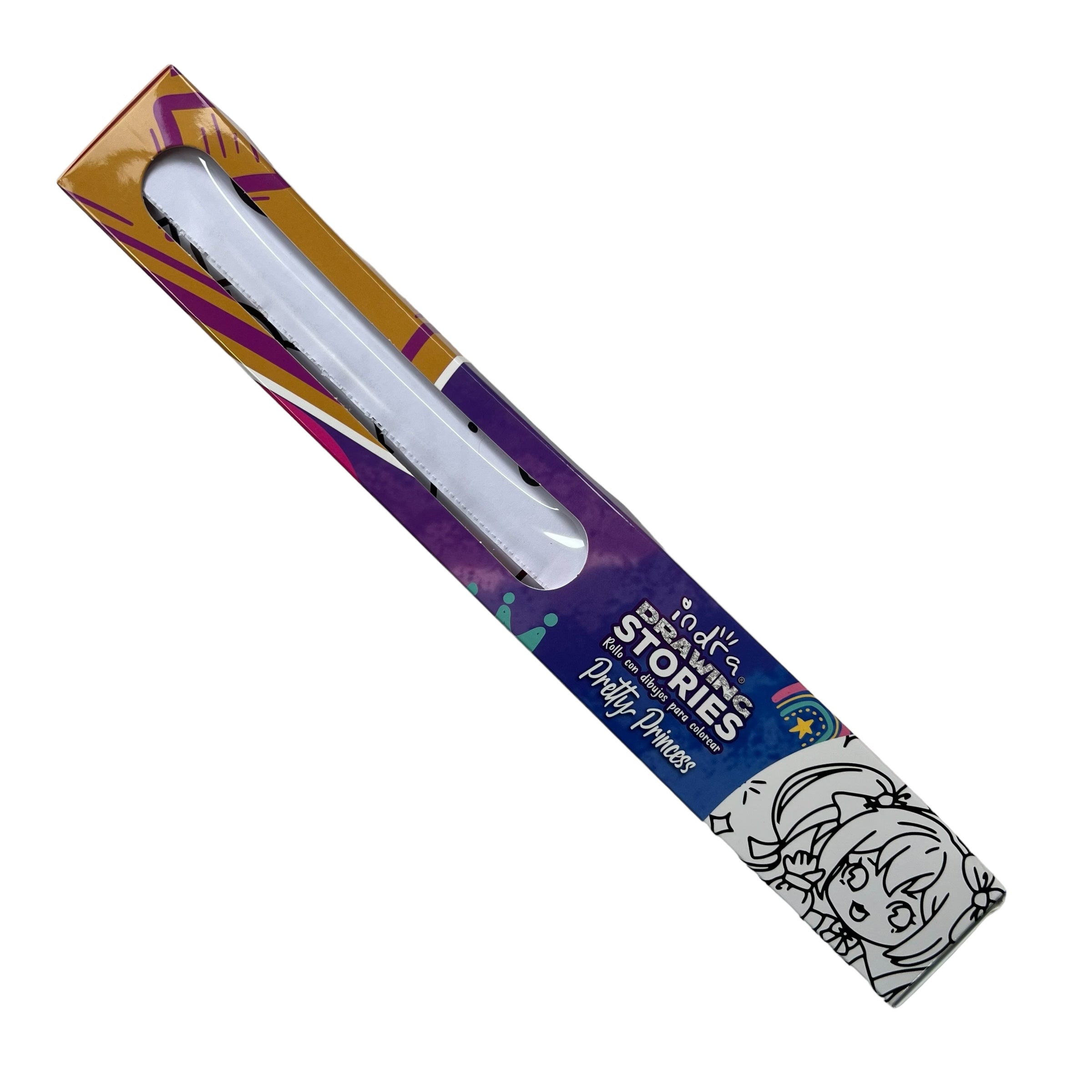 Rollo de papel para colorear - Pincesas -  PRETTY PRINCESS