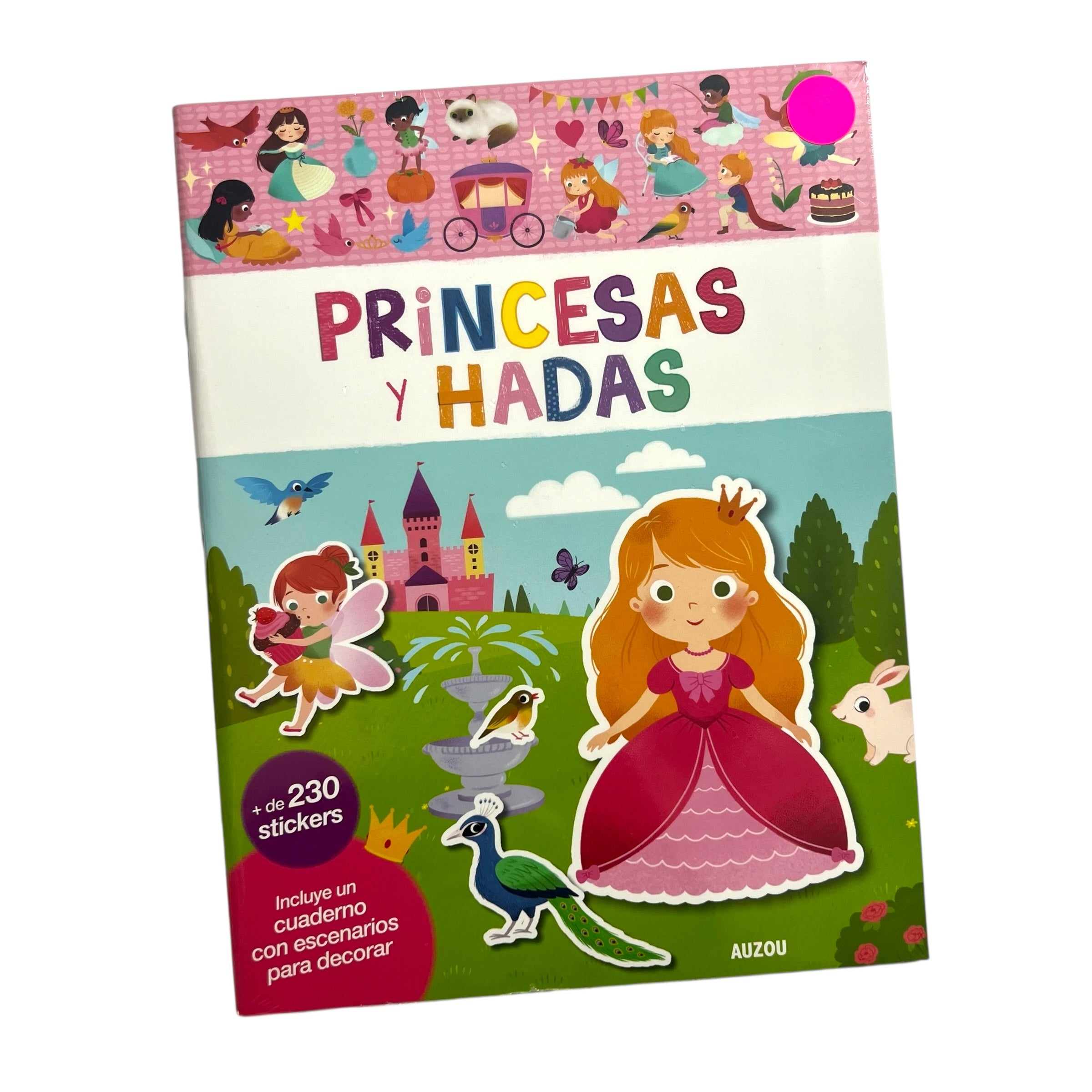 Libro de stickers Princesas y Hadas