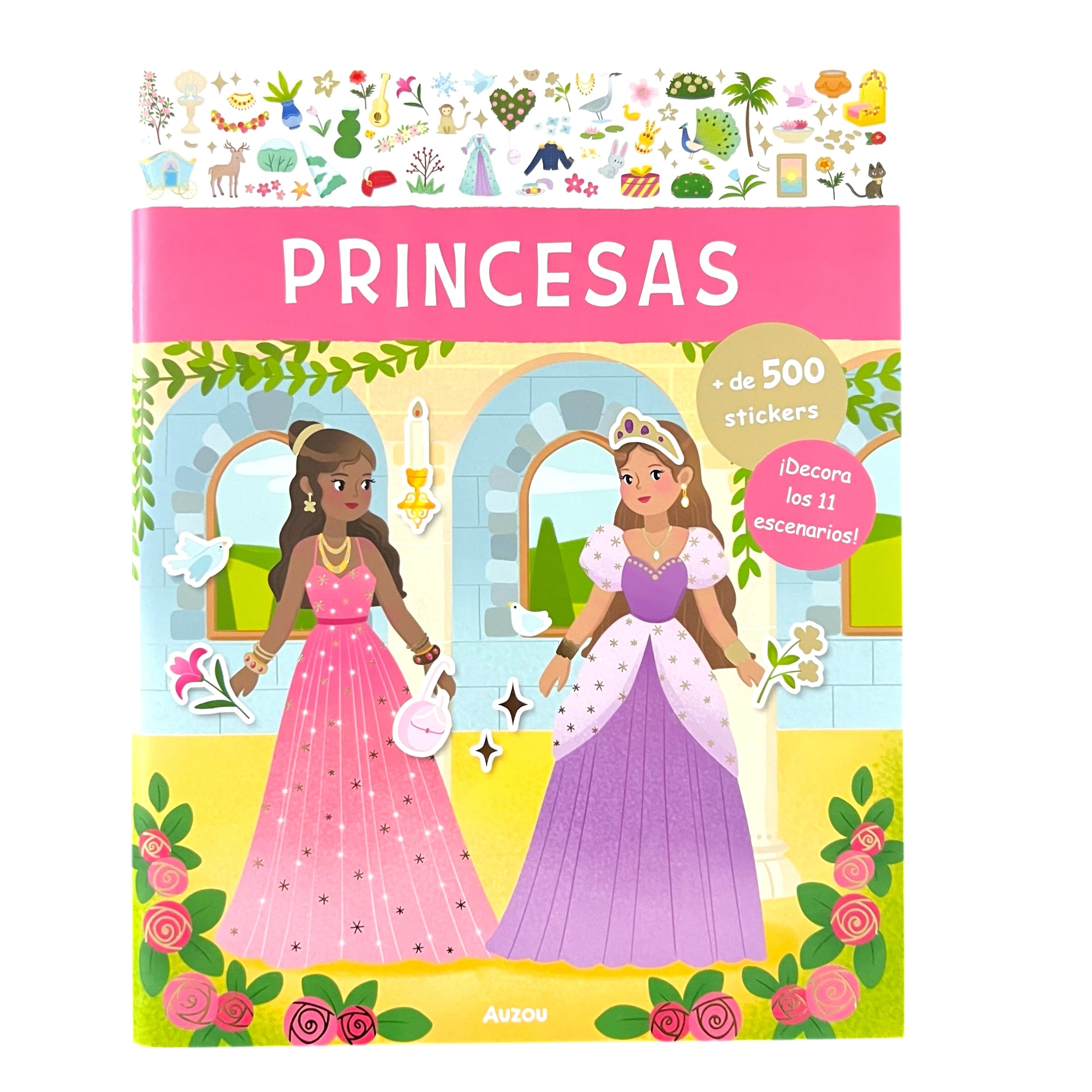 PRINCESAS - Libro de 500 Stickers