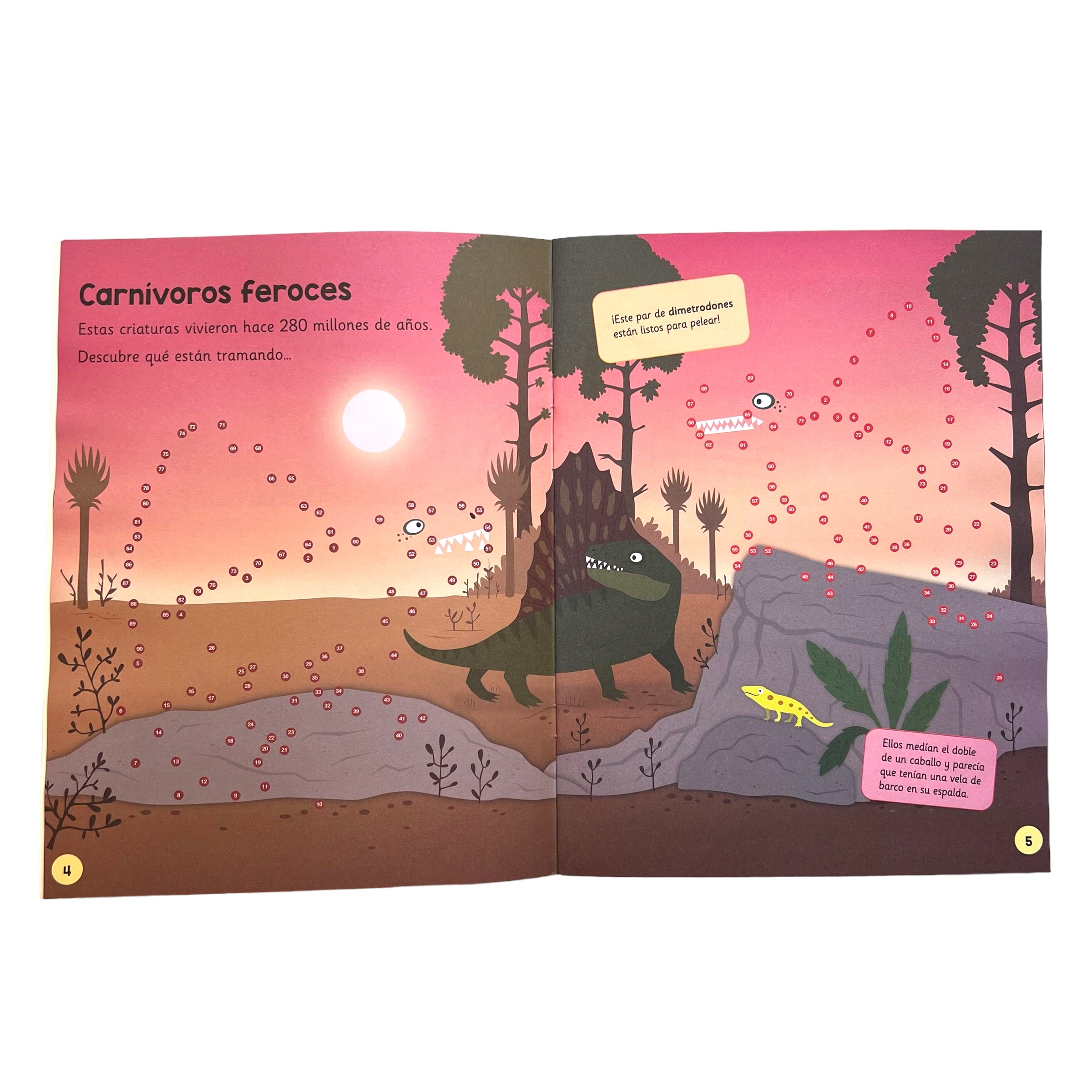 Libro Dinos gigantes punto a punto