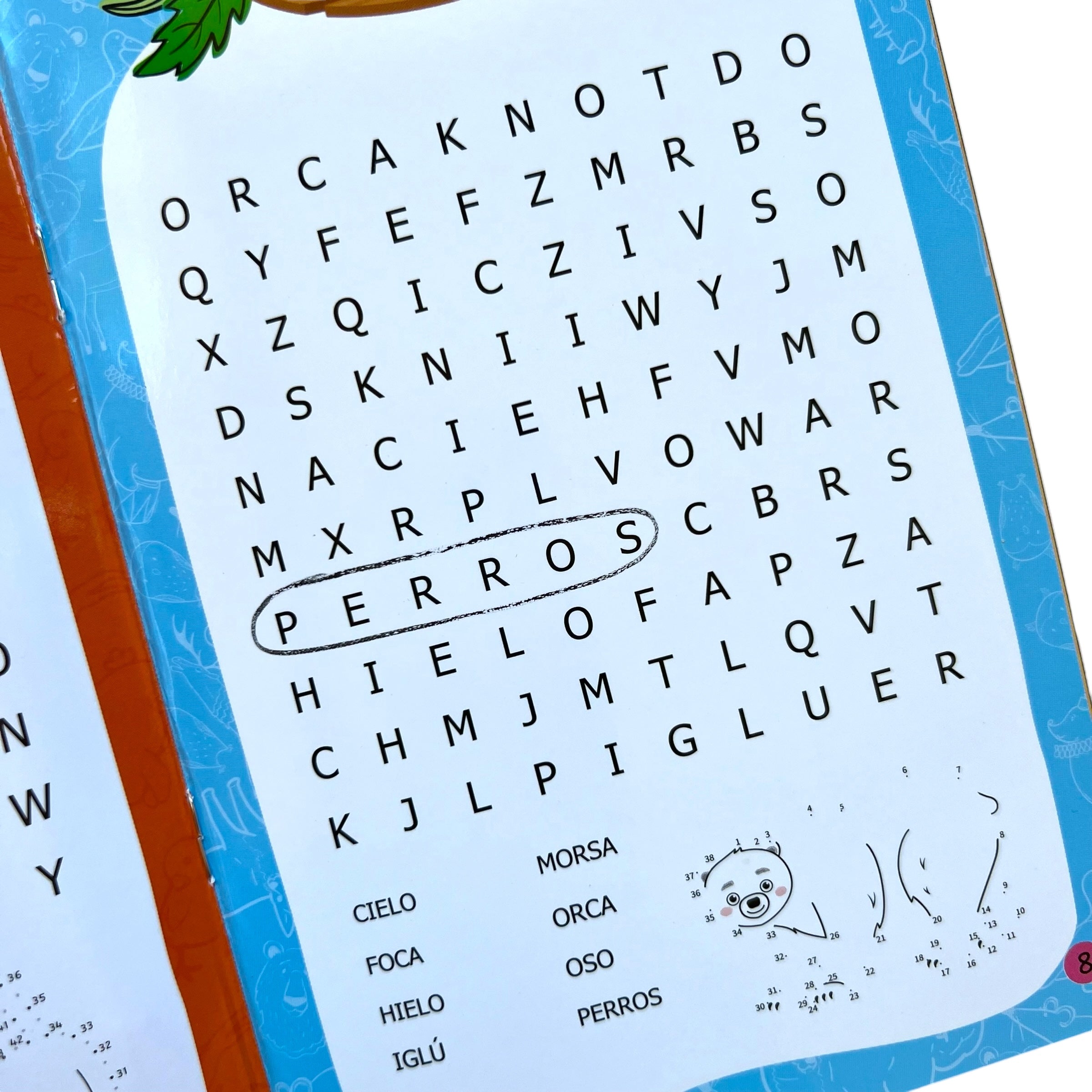 Sopa de Letras Marca y Borra