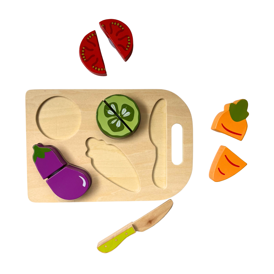 Tabla de Vegetales para Cortar - Cutting vegetables Tooky Toy