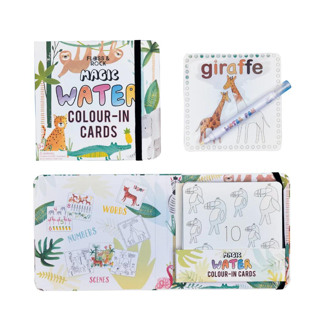 Tarjetas mágicas reutilizables Jungla