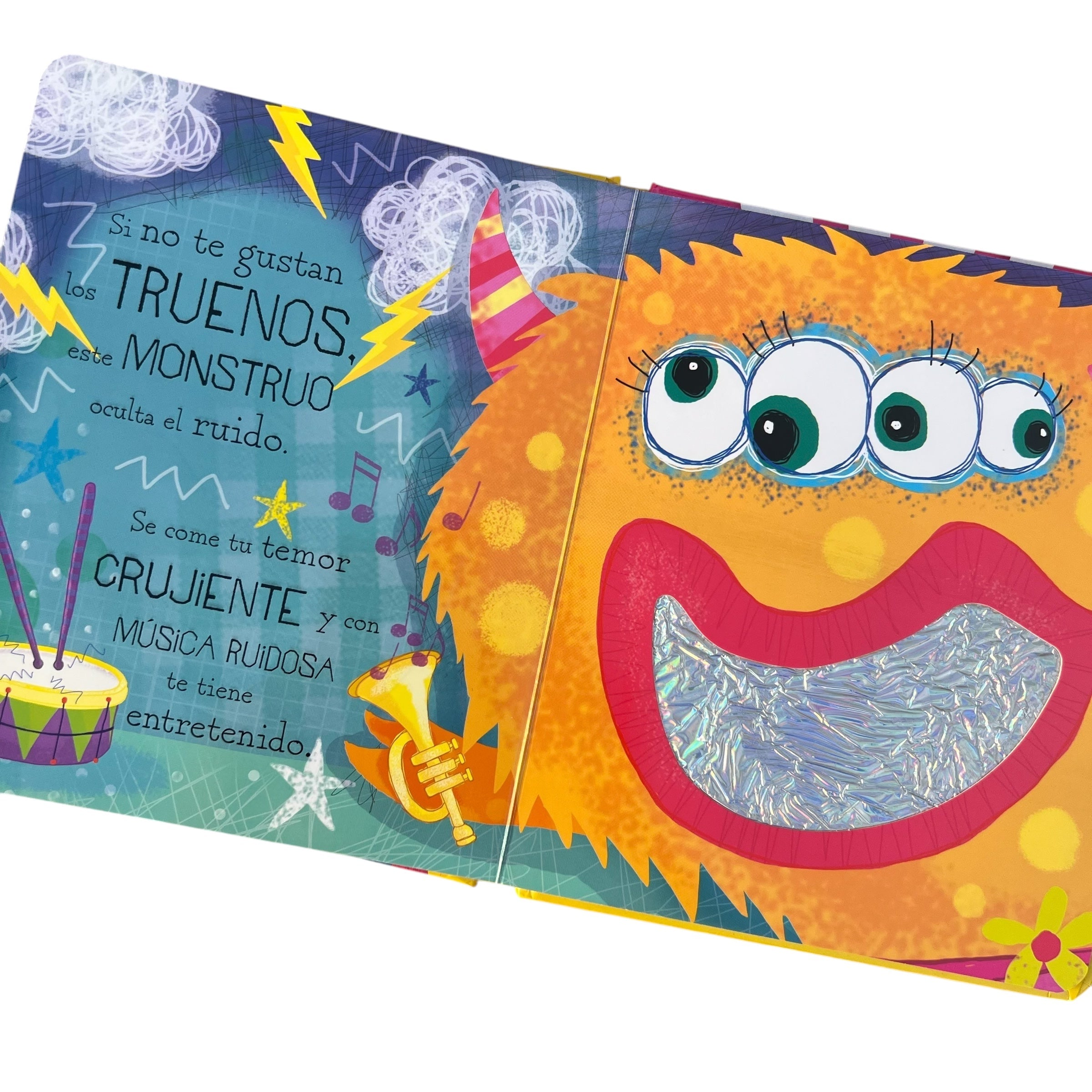 Libro de textura - LOS MONSTRUOS GLOTONES COME TEMORES