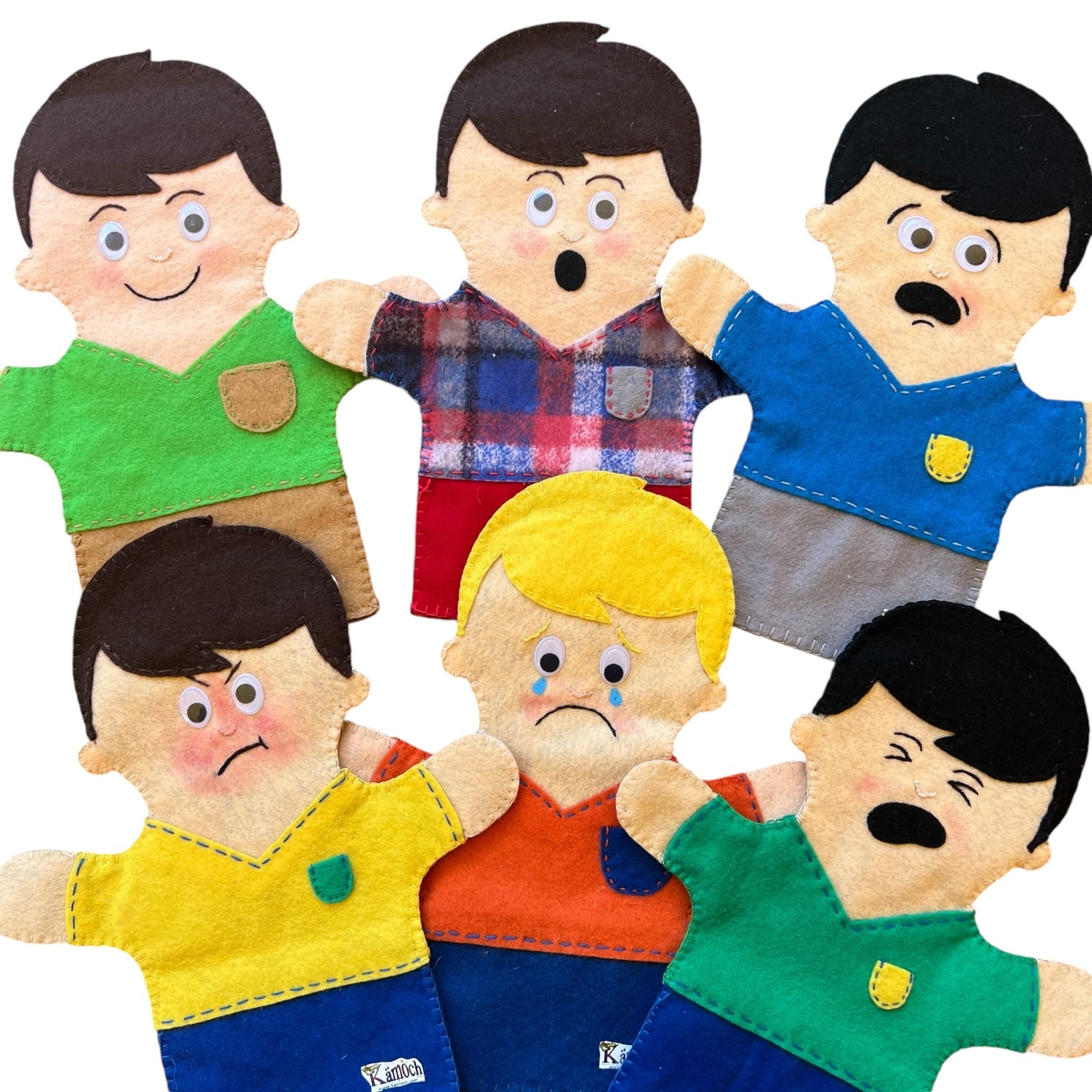 Juego de títeres de emociones