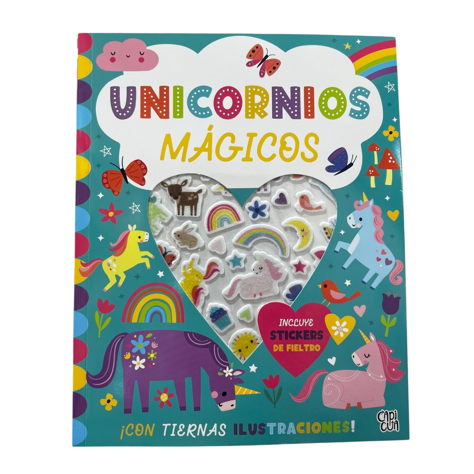 Libro de stickers - Unicornios mágicos
