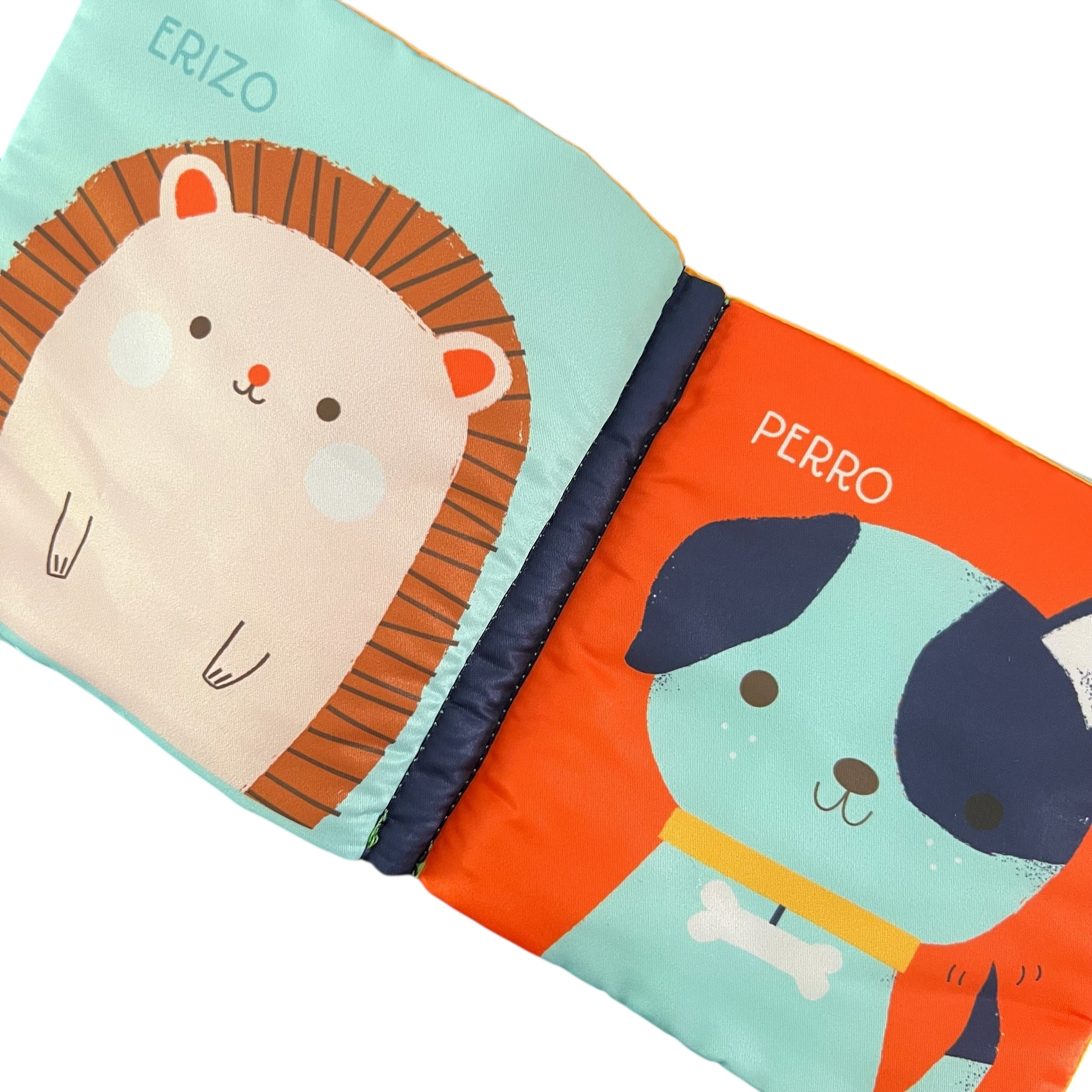 VACA - Libro de Tela con Sonaja y Mordedera