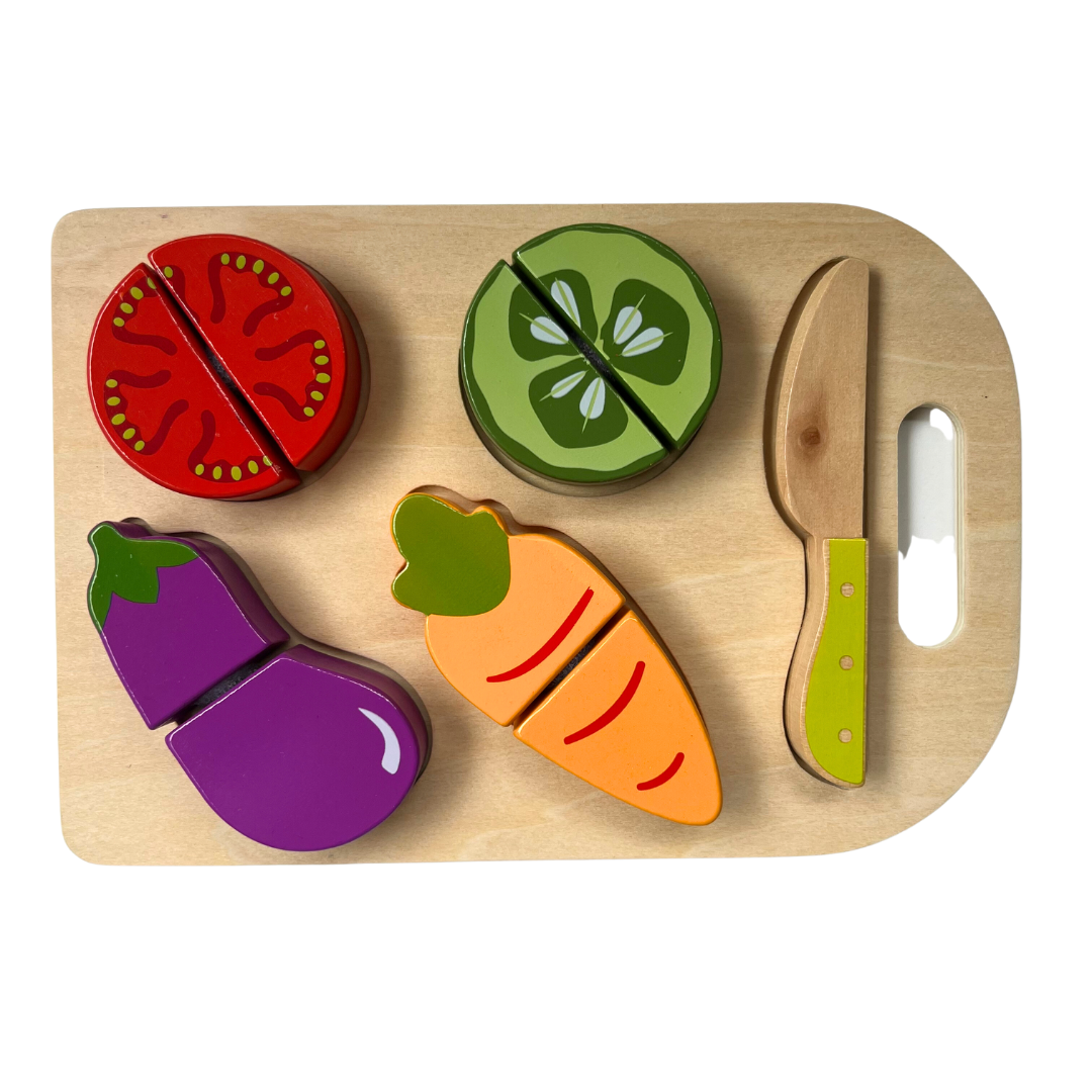 Tabla de Vegetales para Cortar - Cutting vegetables Tooky Toy