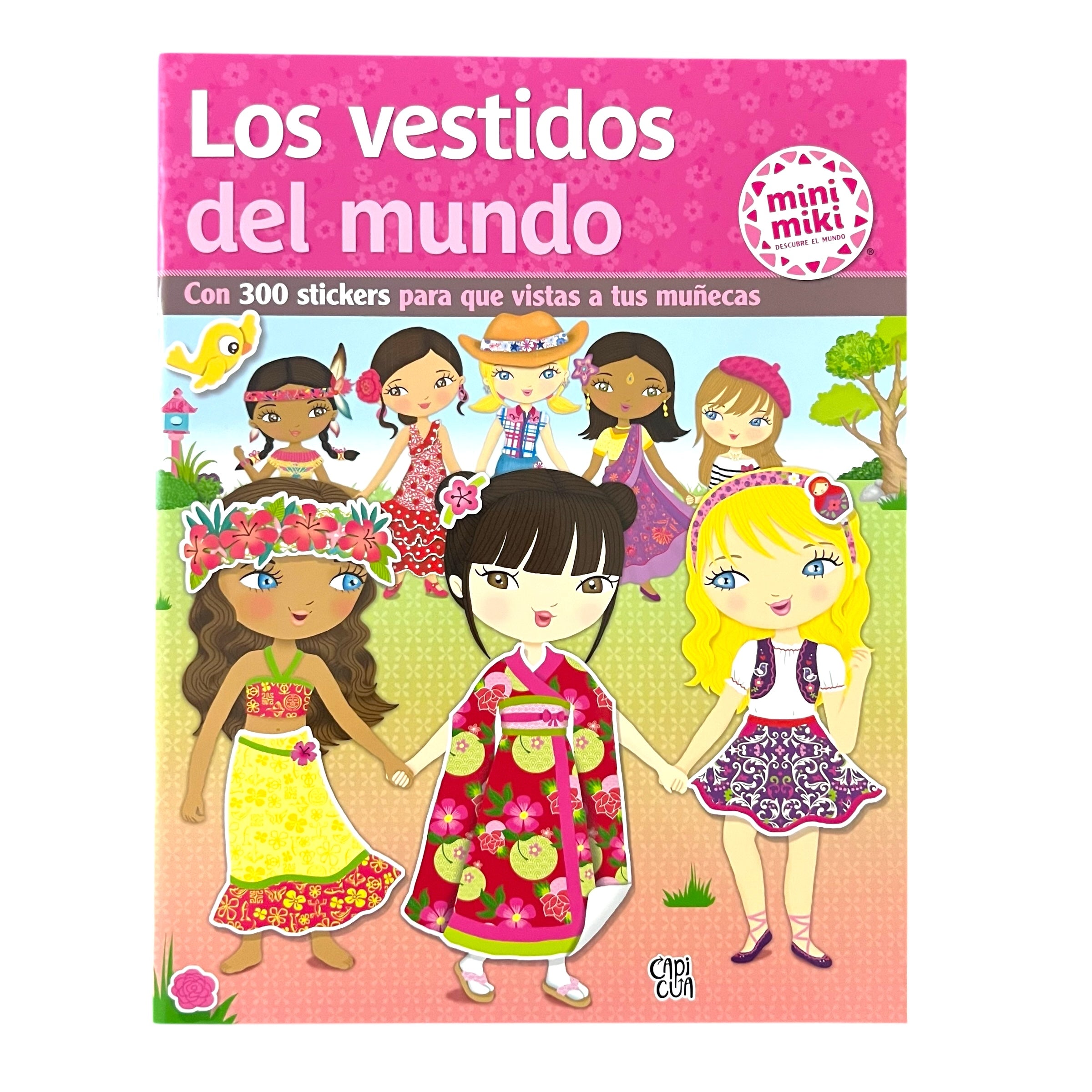 Libro de stickers - Los vestidos del mundo
