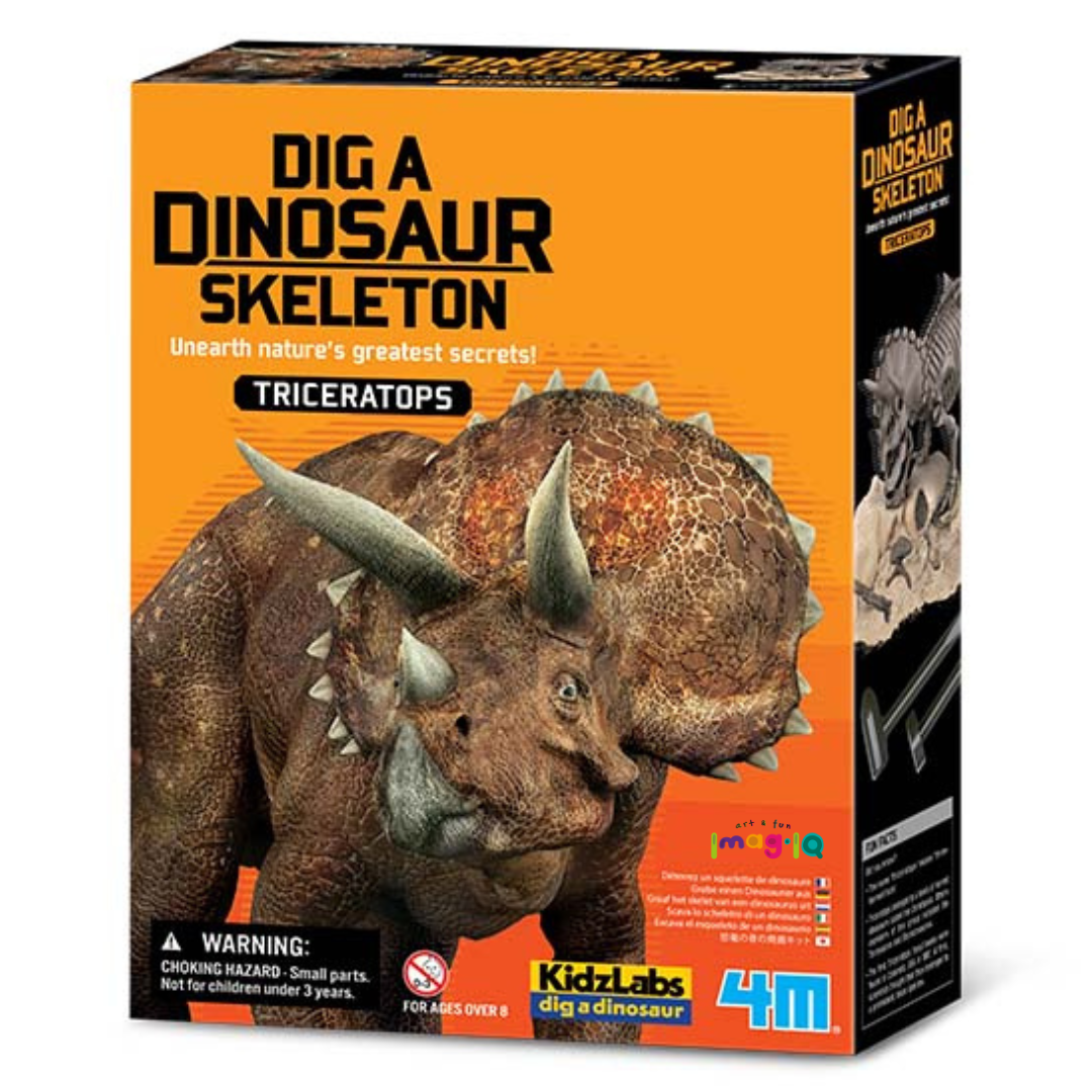 Fosil de Triceratops Dinosaurios  - Dig a Dinosaur Triceratops