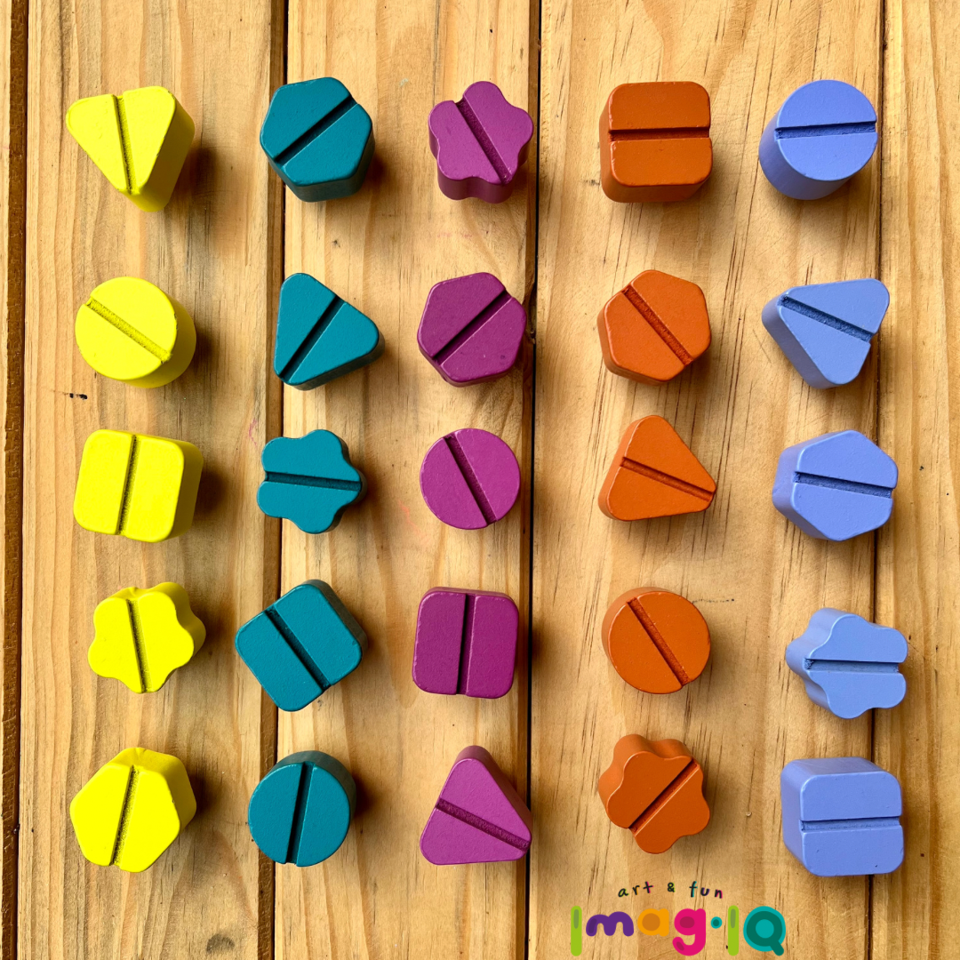 Juego de Ensarte Lógico Torni Color - Rainbow Nut Shape